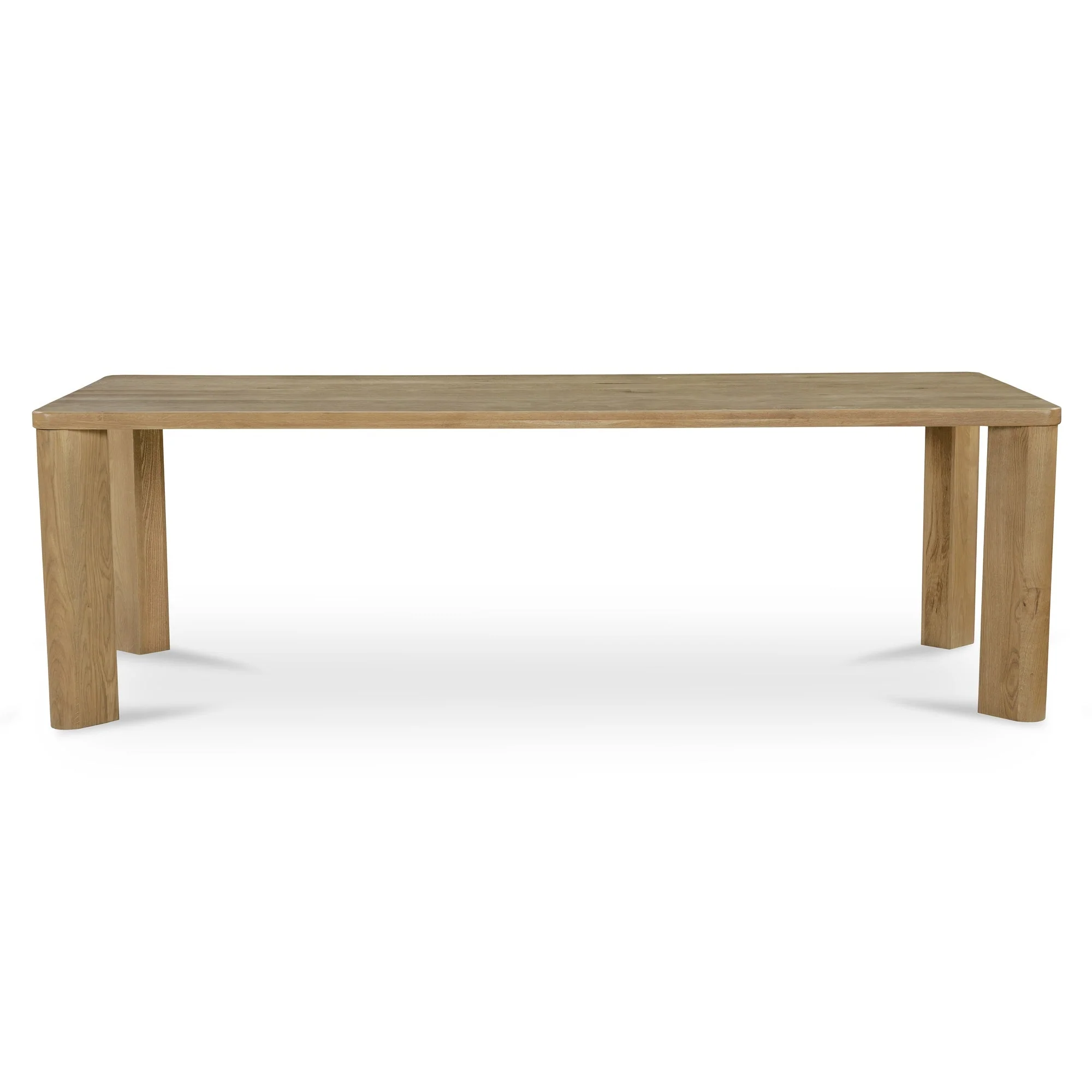 Segment Dining Table Wood Large Heritage Brown - Image 1