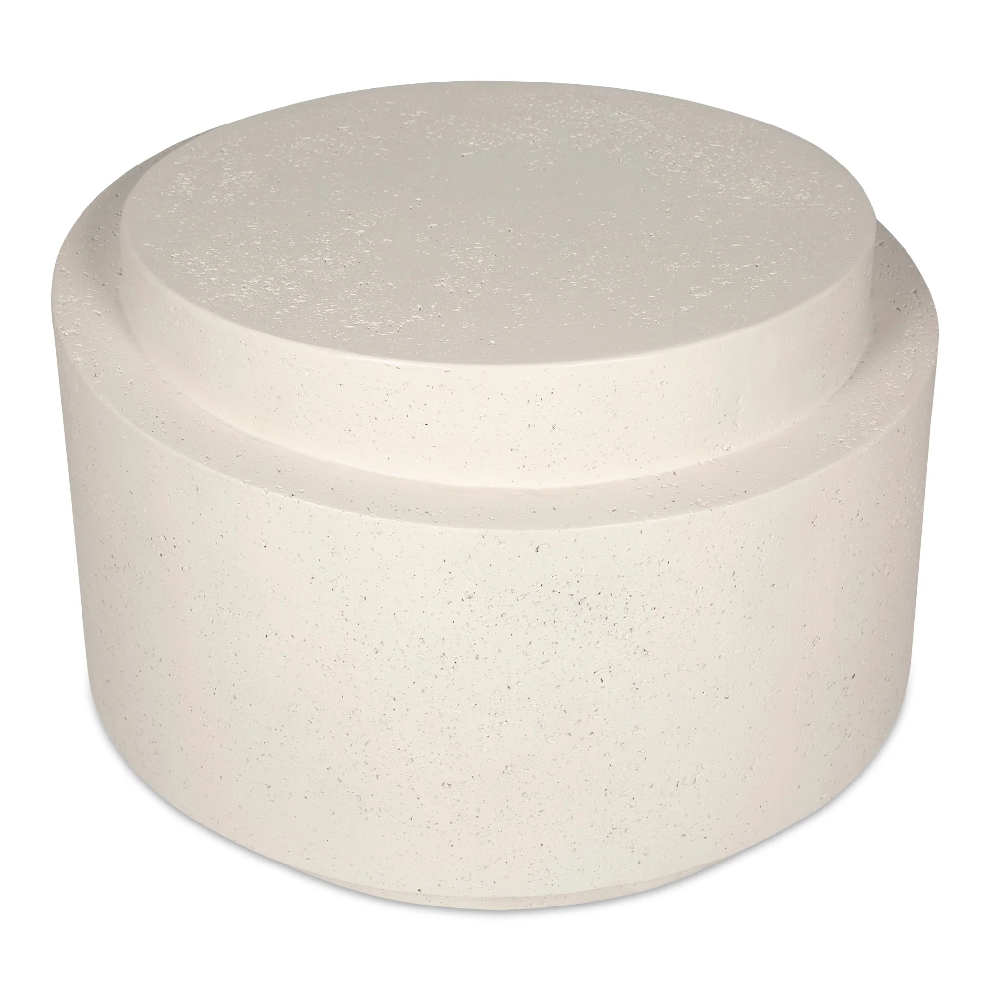 Cosmo Outdoor Accent Table Off White - Image 3