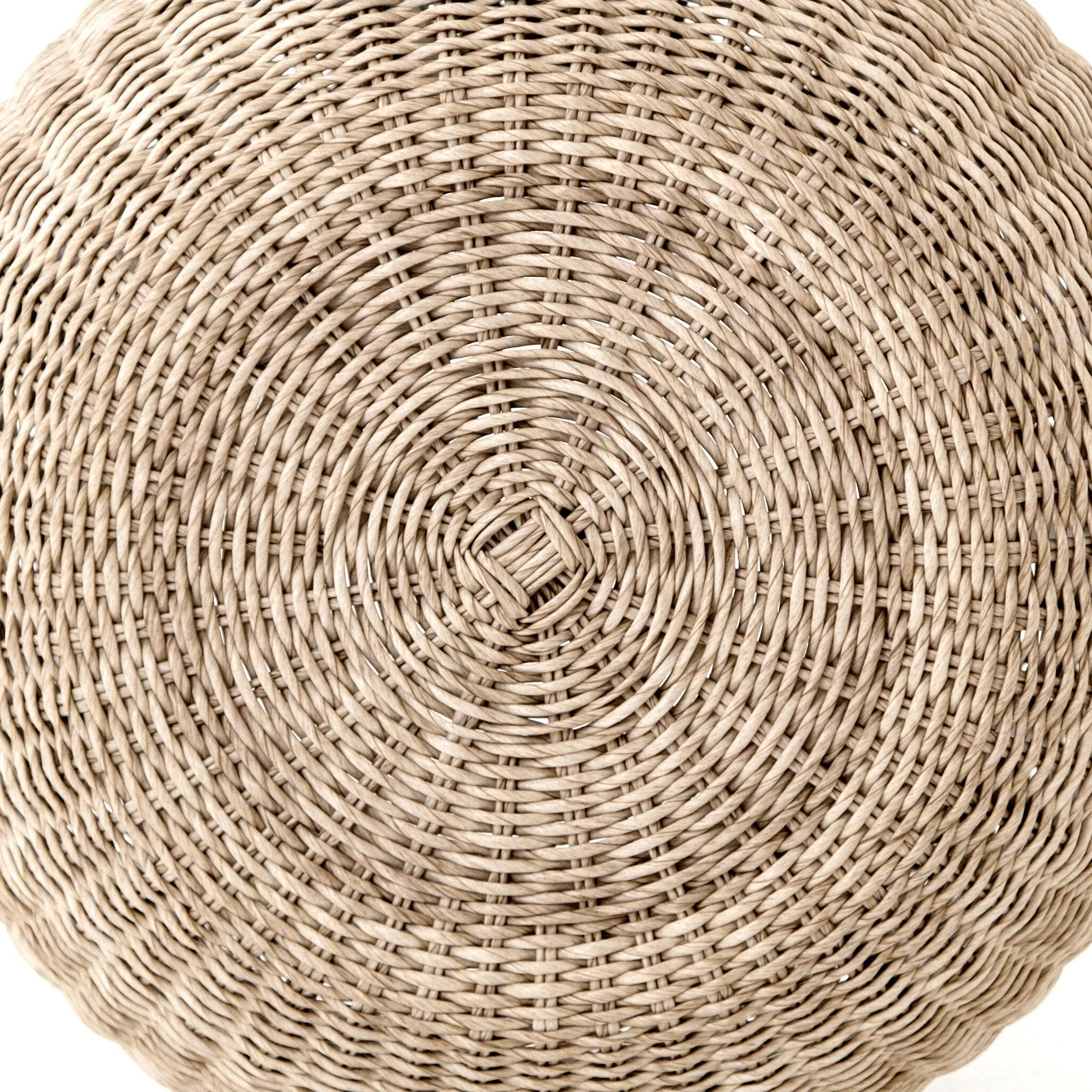 Phoenix Outdoor Accent Stool - Vintage White - Image 2