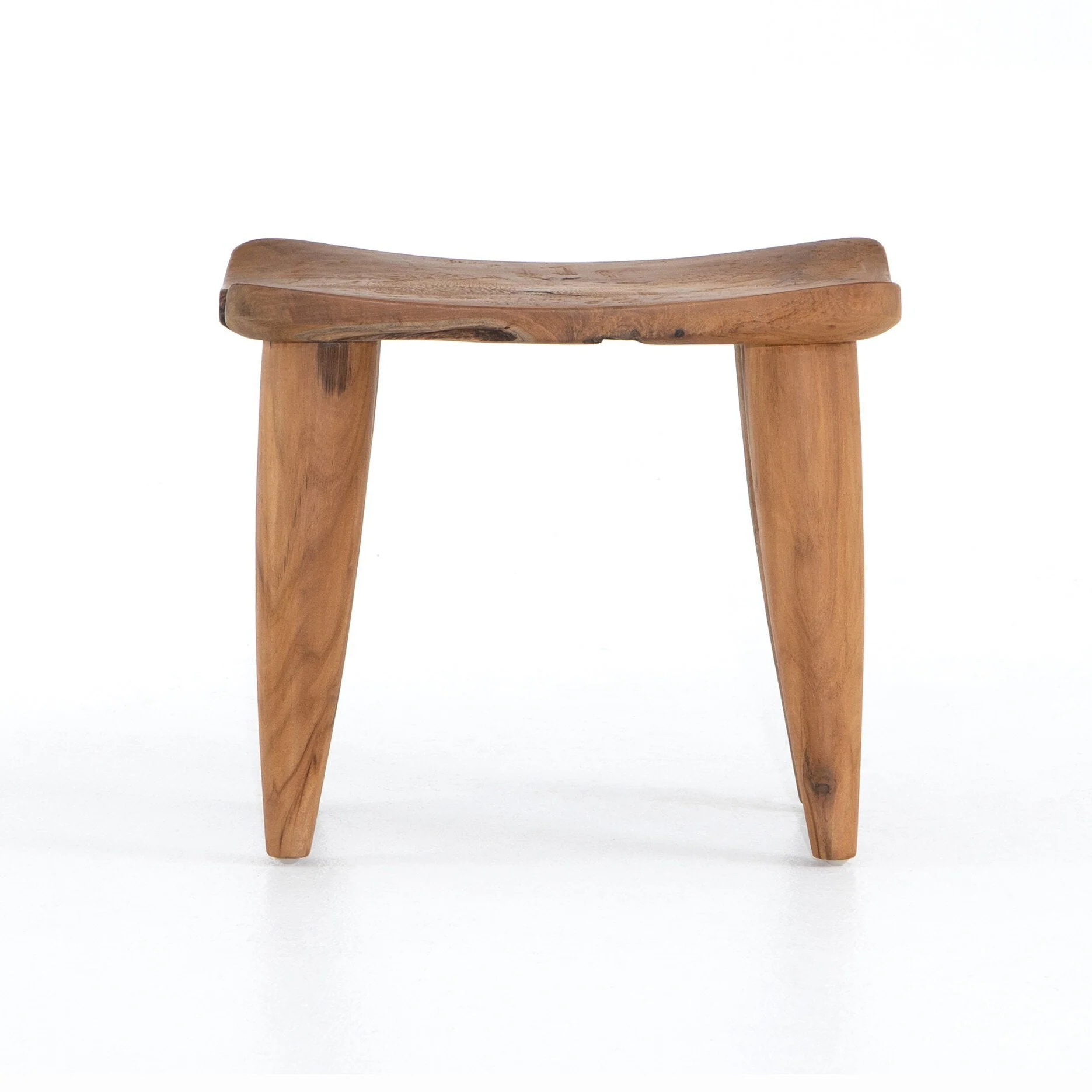 Zuri Outdoor Stool – Aged Natural Teak