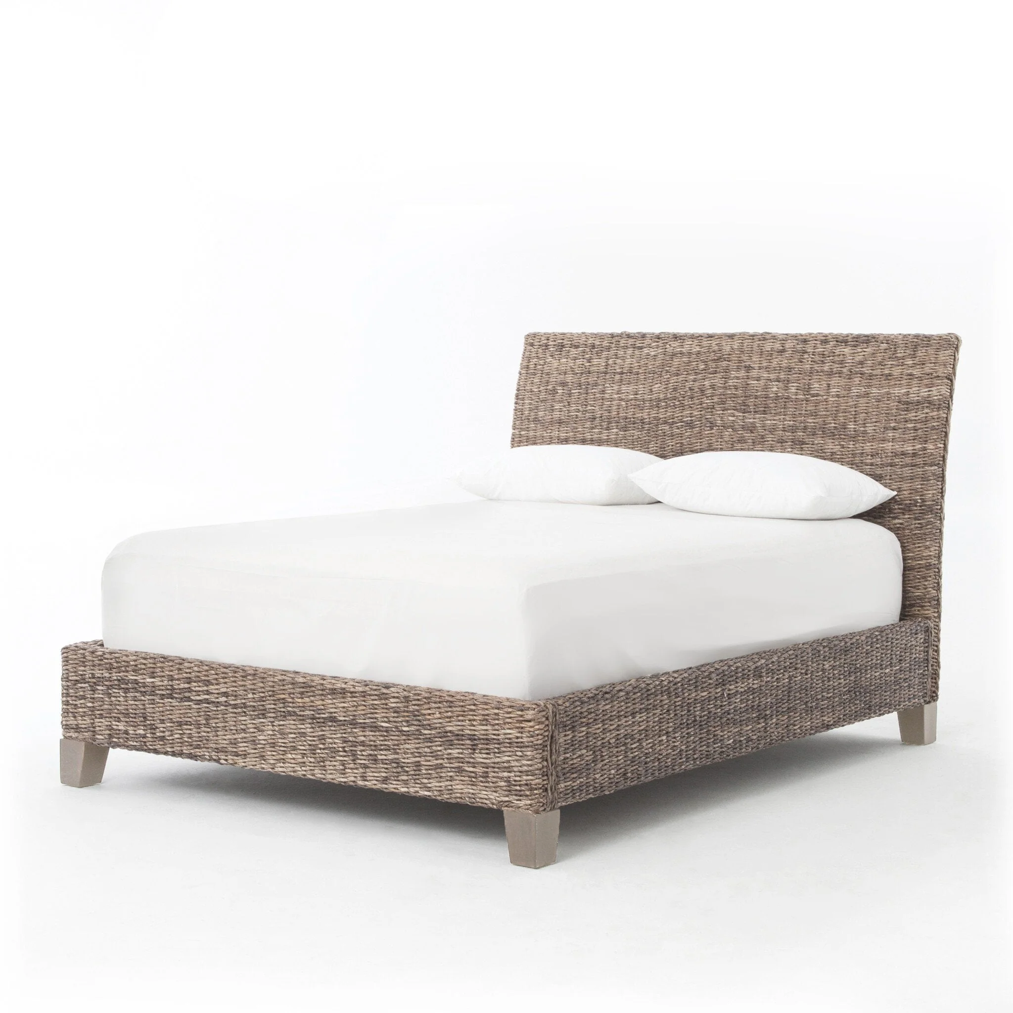 Banana Leaf Bed - Grey Wash Mango | King - Image 2
