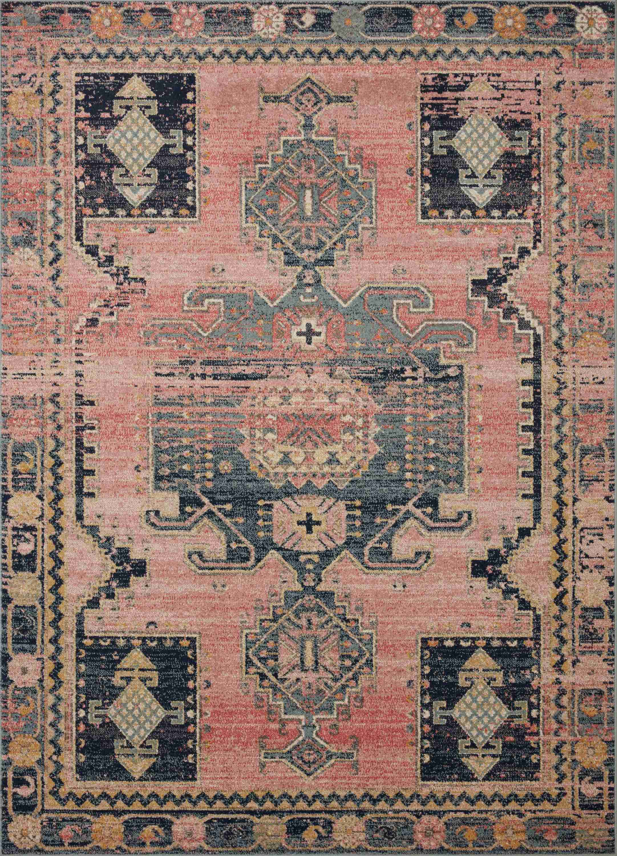Loloi II | Jocelyn Collection | Rose / Rose | JOC-06 - Image 1