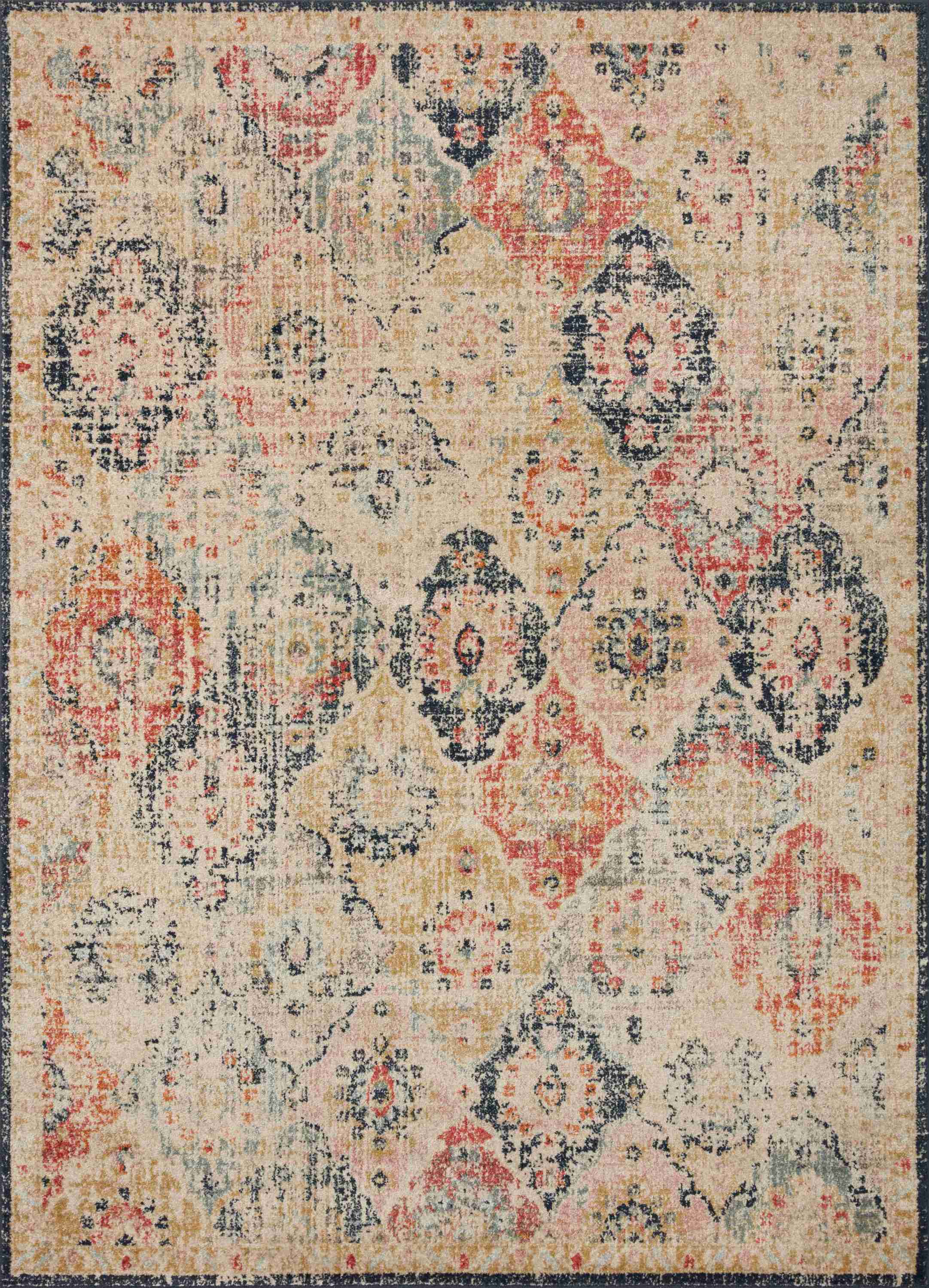 Loloi II | Jocelyn Collection | Khaki / Multi | JOC-07 - Image 1