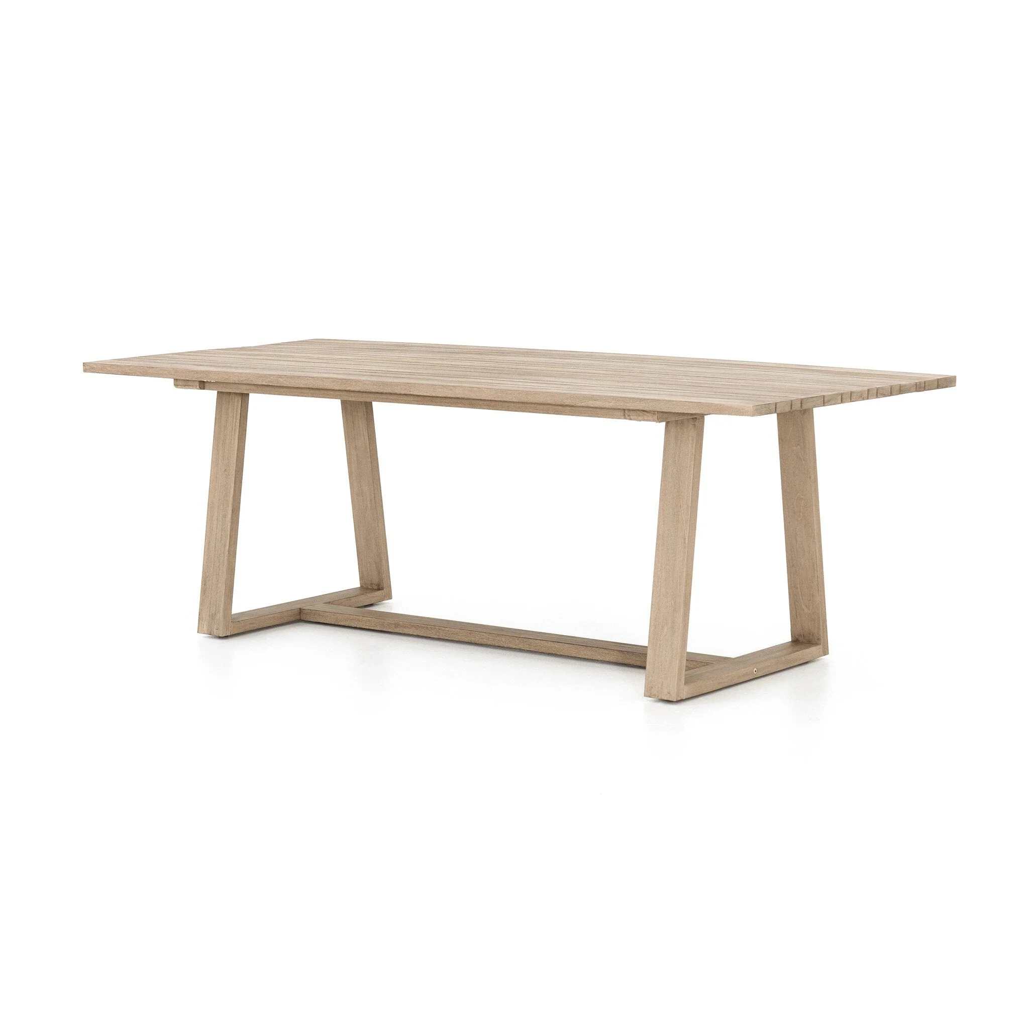 Atherton Outdoor Dining Table - Washed Brown-FSC - Image 2