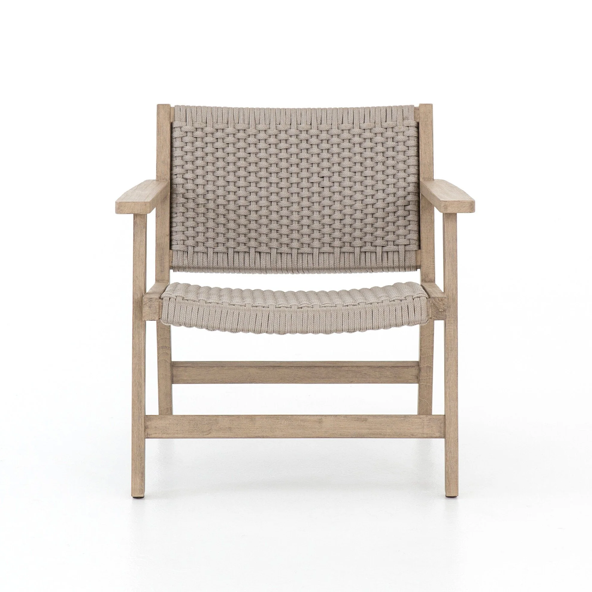 Delano Outdoor Chair - Thick Grey Rope - Image 1