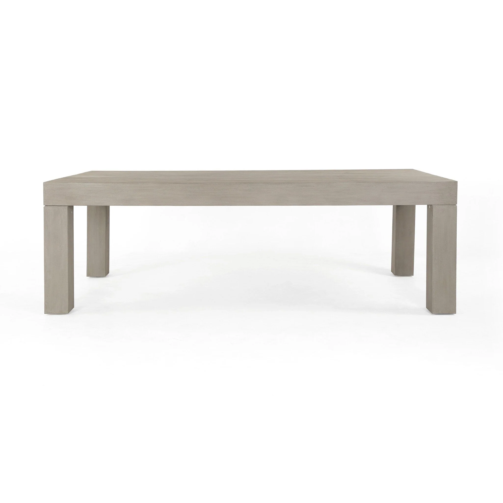 Sonora Outdoor Dining Table - Weathered Grey - Image 1