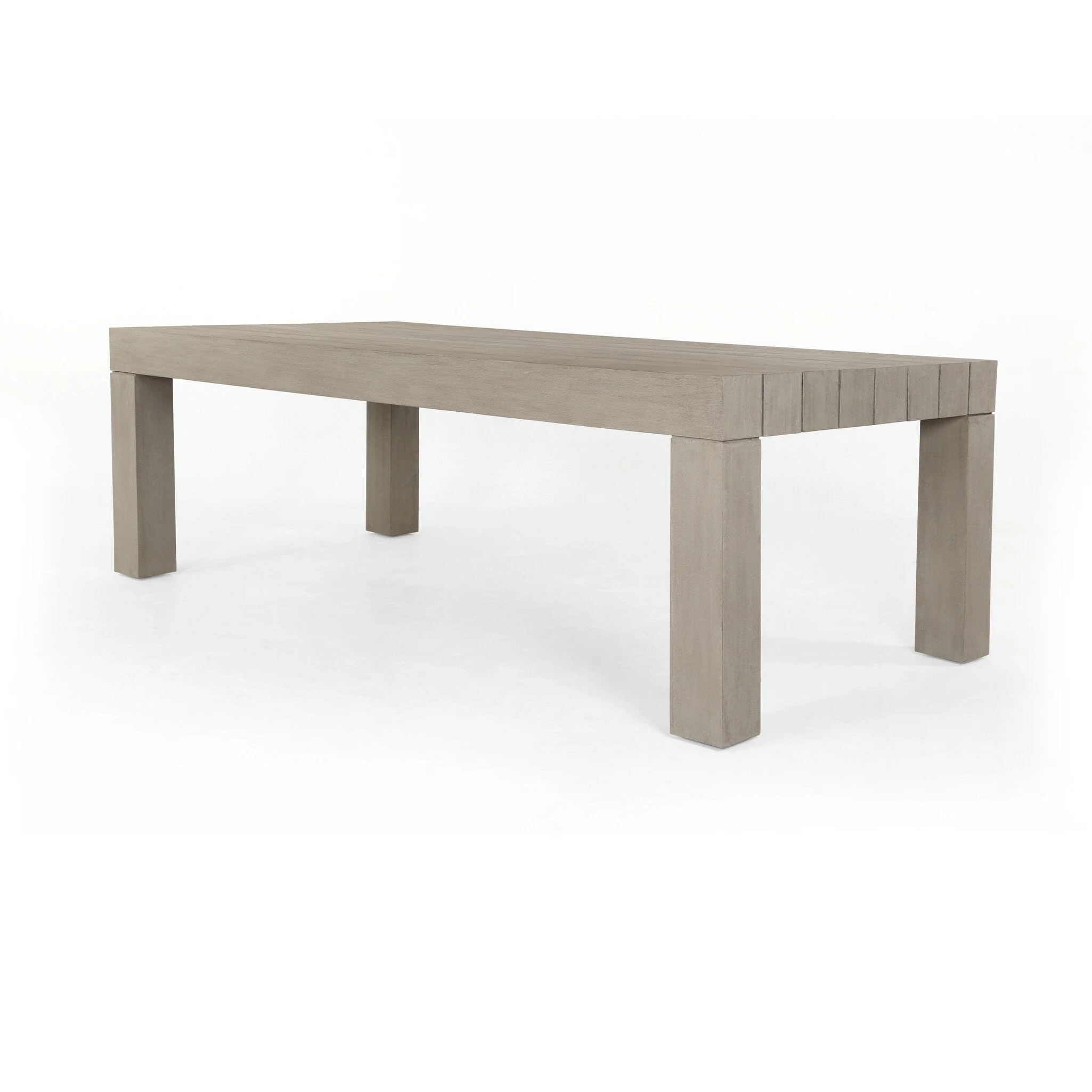 Sonora Outdoor Dining Table - Weathered Grey - Image 2