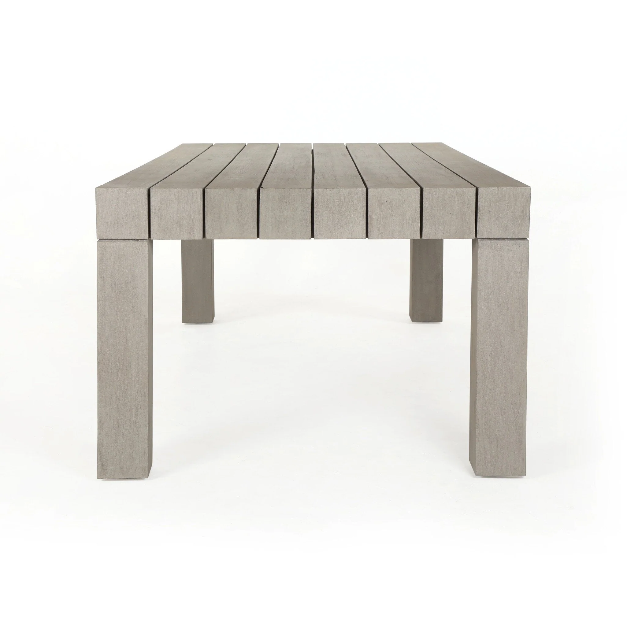 Sonora Outdoor Dining Table - Weathered Grey - Image 3