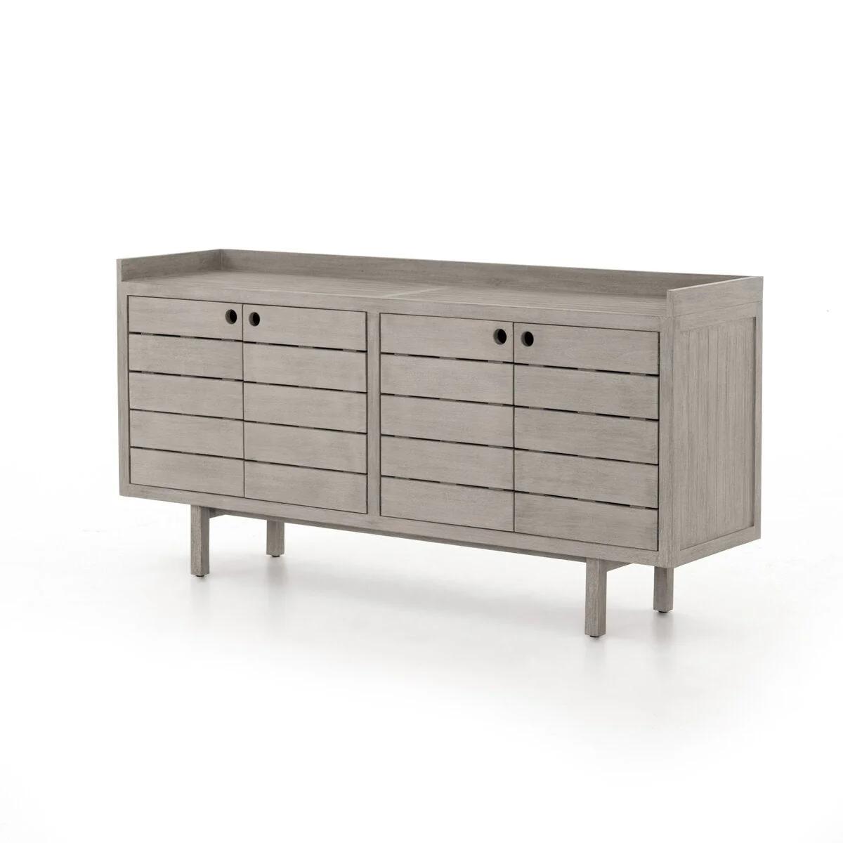 Lula Outdoor Sideboard – Weathered Grey-FSC
