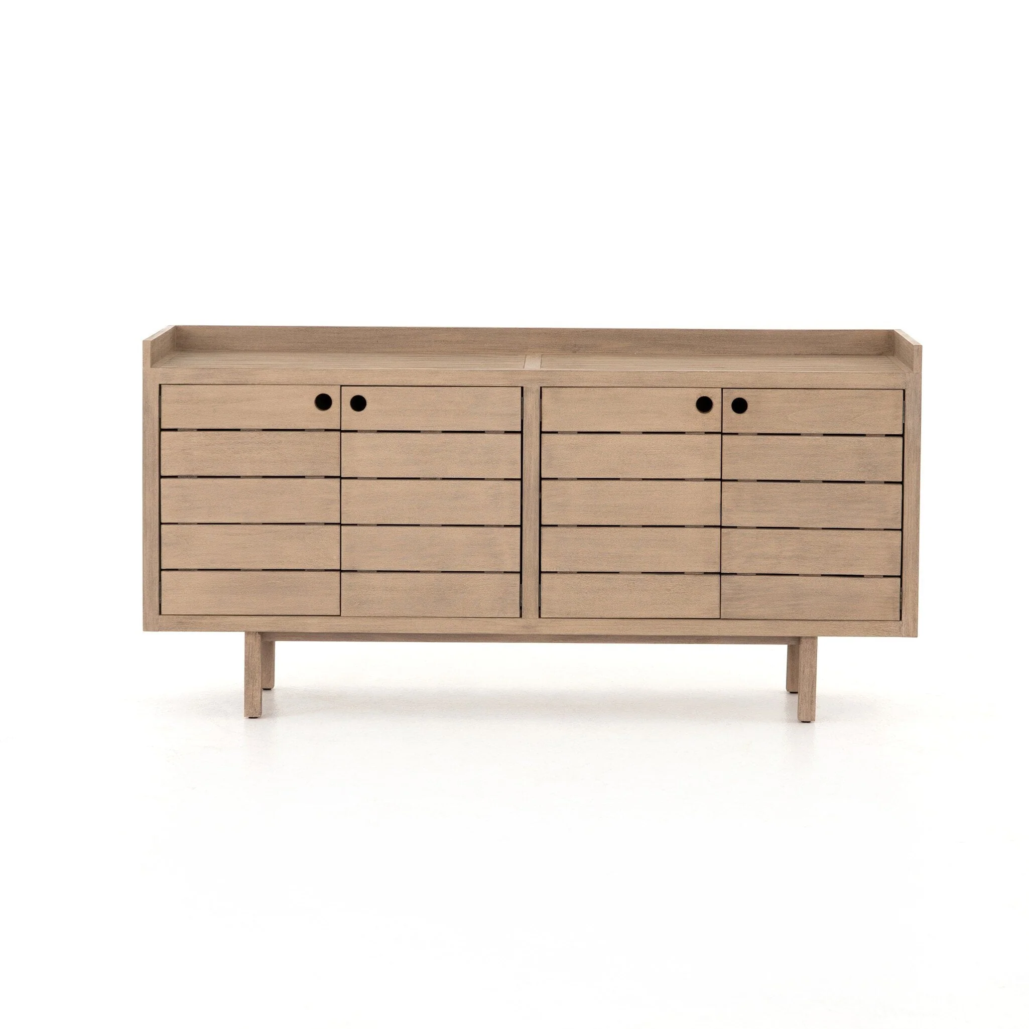 Lula Outdoor Sideboard - Washed Brown-FSC - Image 1