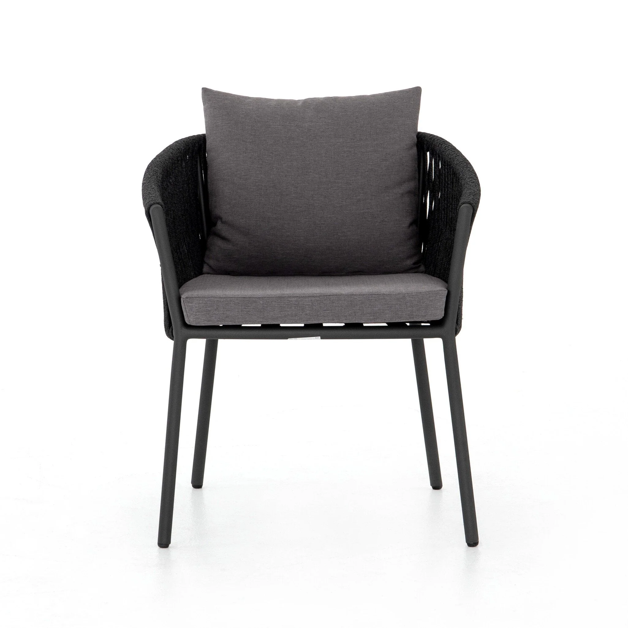 Porto Outdoor Dining Chair - Venao Charcoal - Image 1