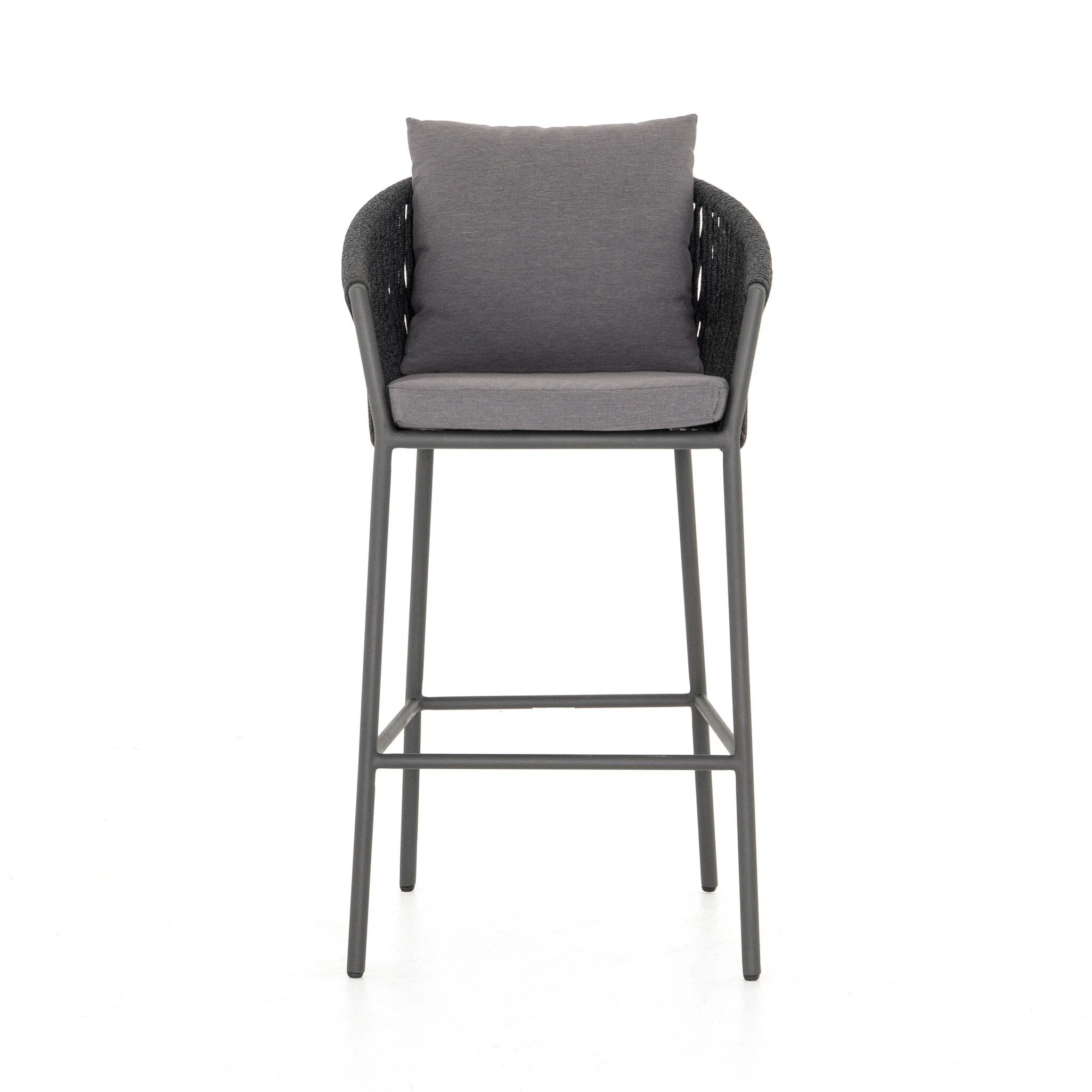 Porto Outdoor Bar Stool - Venao Charcoal - Image 1