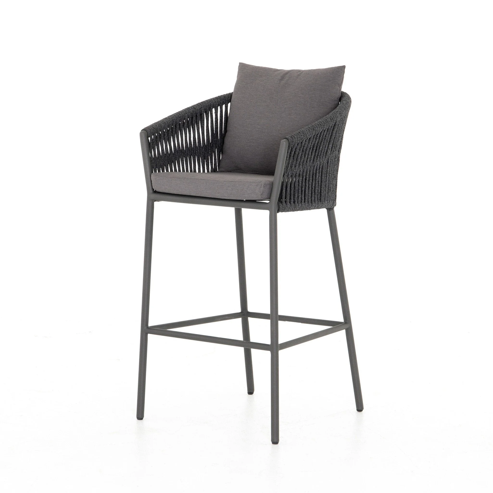 Porto Outdoor Bar Stool - Venao Charcoal - Image 2