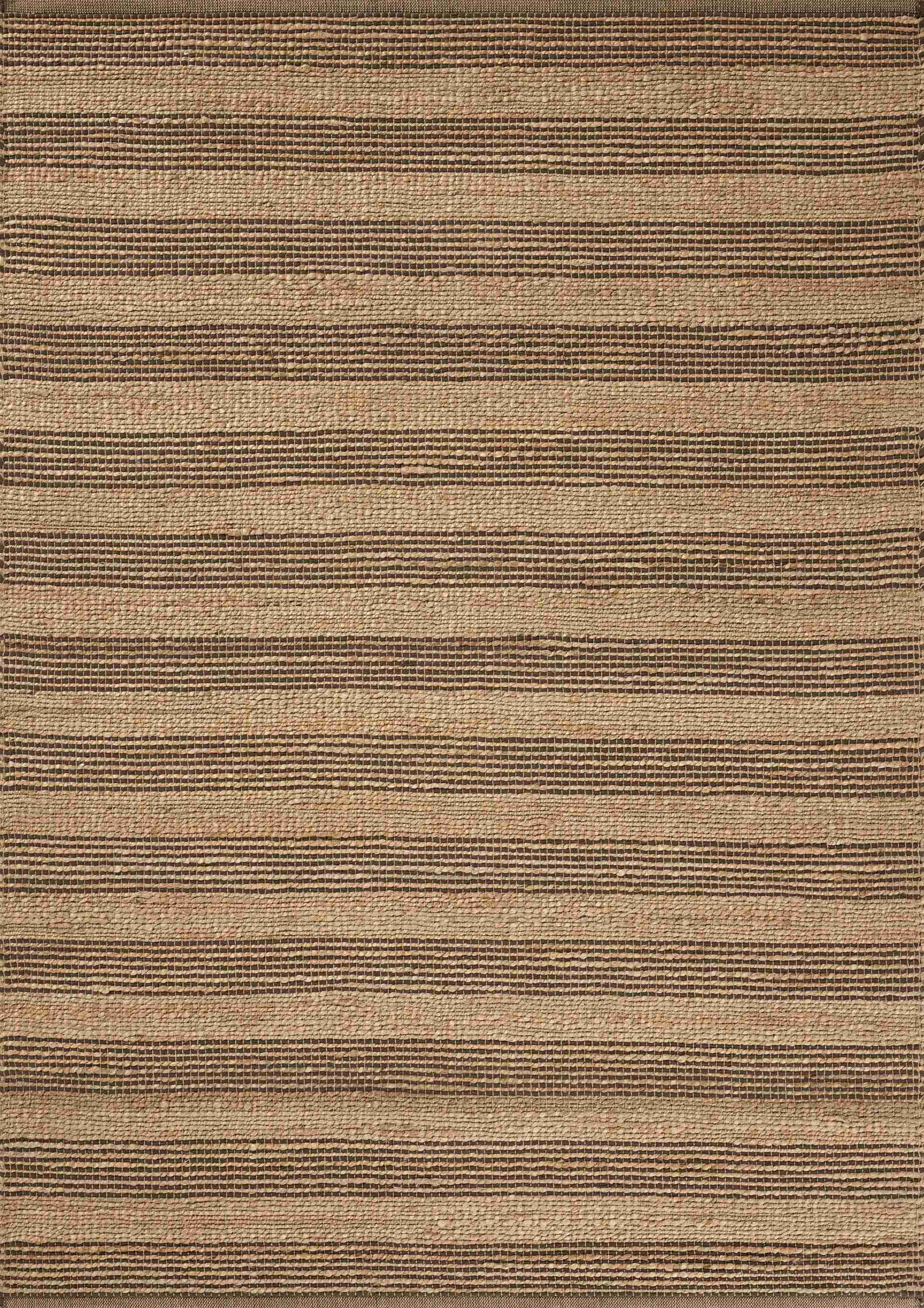 Chris Loves Julia x Loloi | Judy Collection | Natural / Chocolate | JUD-06 - Image 1