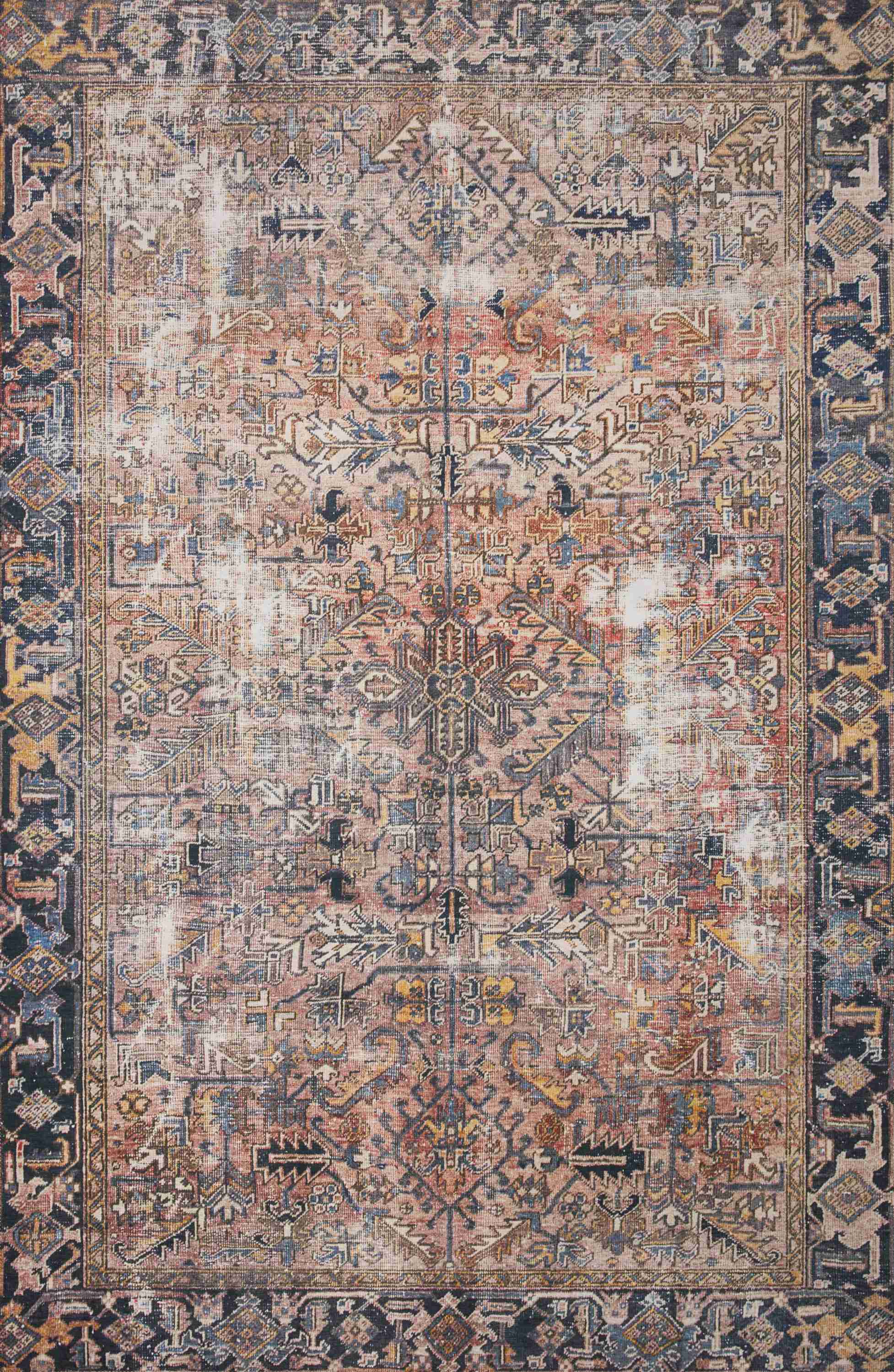 Chris Loves Julia x Loloi | Jules Collection | Terracotta / Multi | 46205 - Image 1
