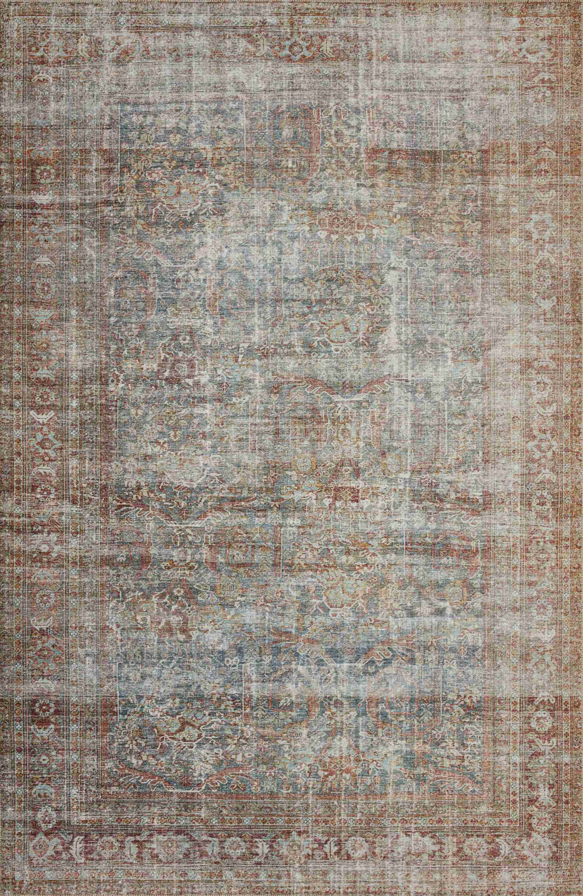 Chris Loves Julia x Loloi | Jules Collection | Lagoon / Brick | 46208 - Image 1
