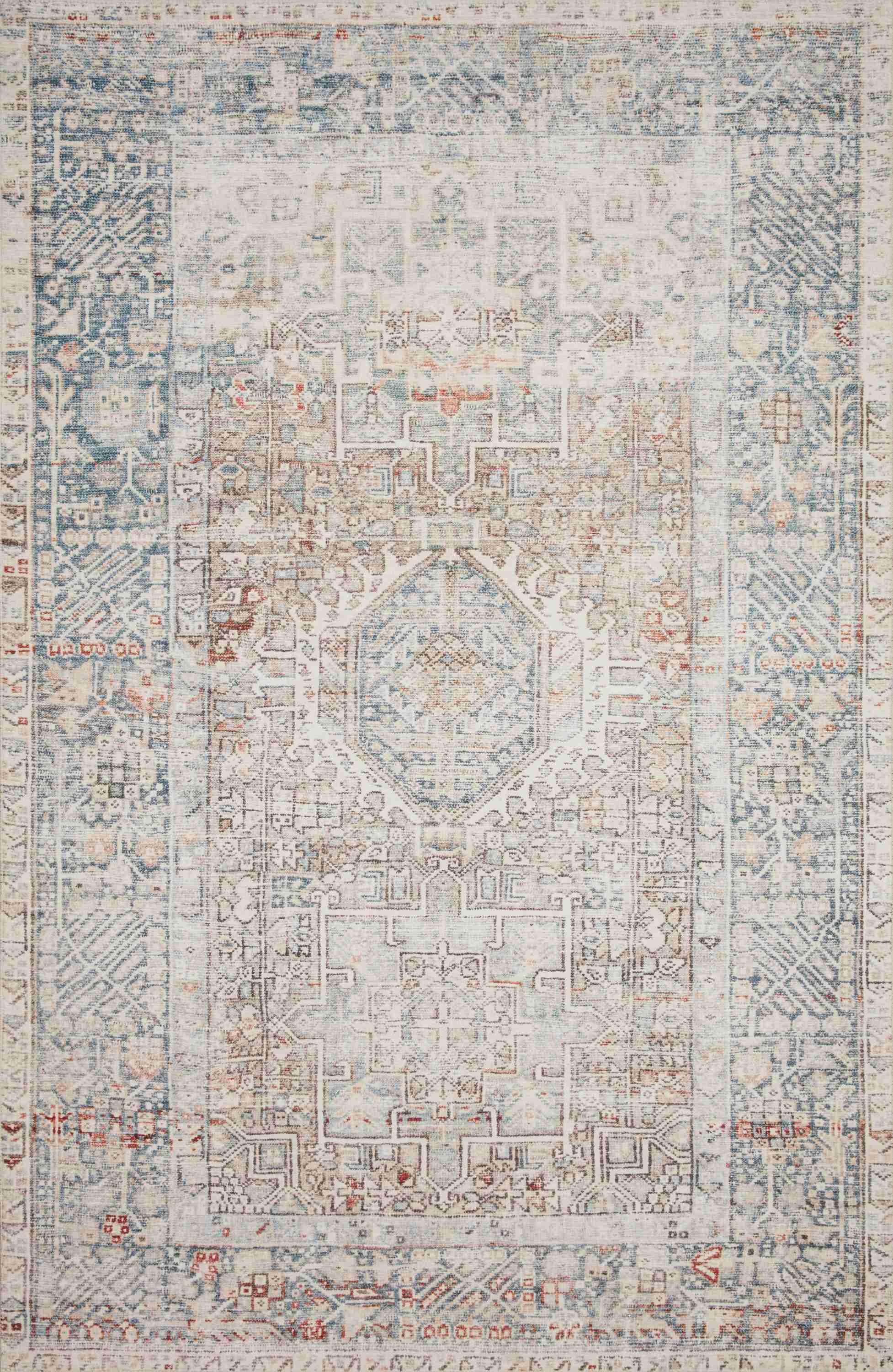 Chris Loves Julia x Loloi | Jules Collection | Natural / Ocean | 46210 - Image 1