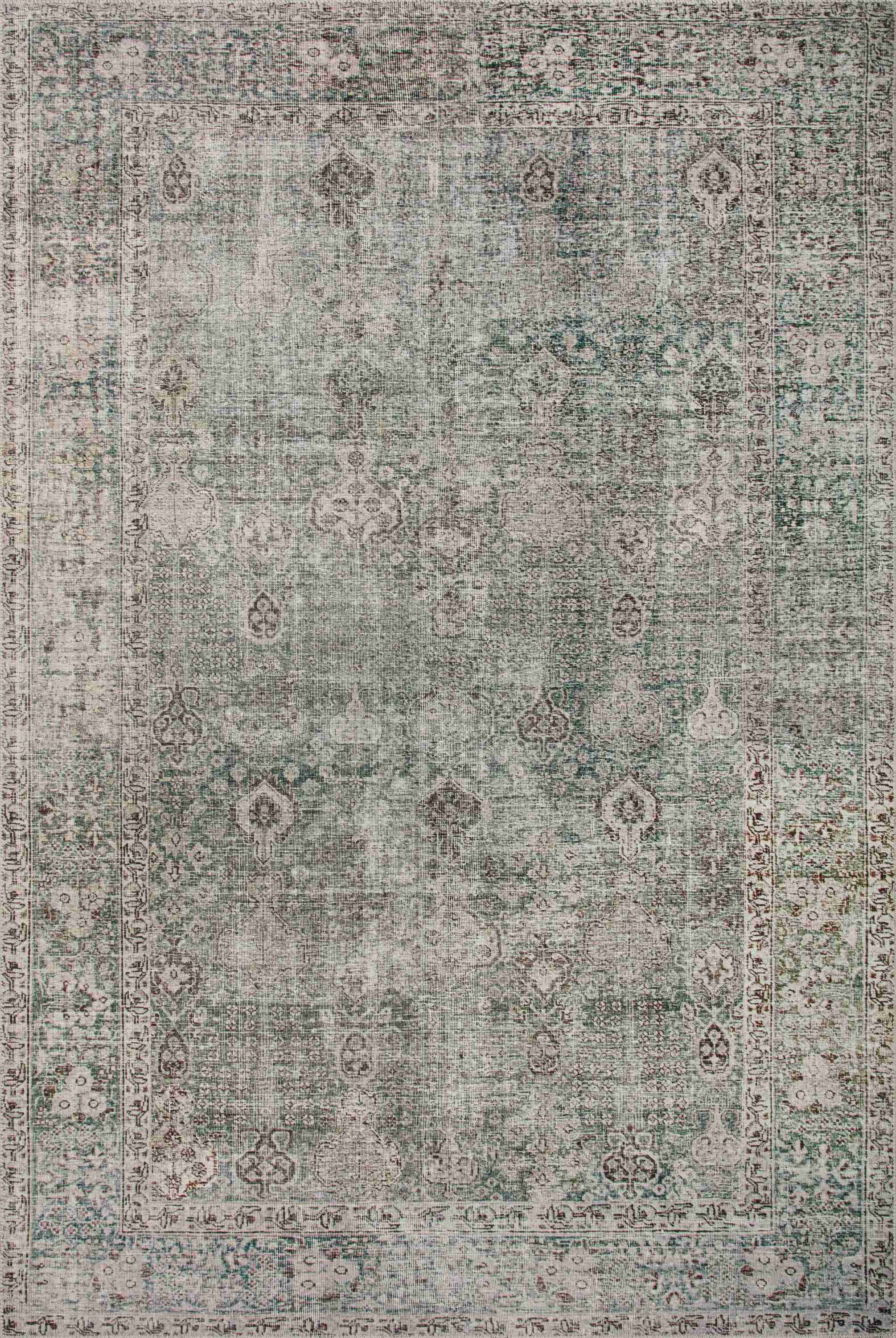 Chris Loves Julia x Loloi | Jules Collection | Emerald / Antique Ivory | 46211 - Image 1