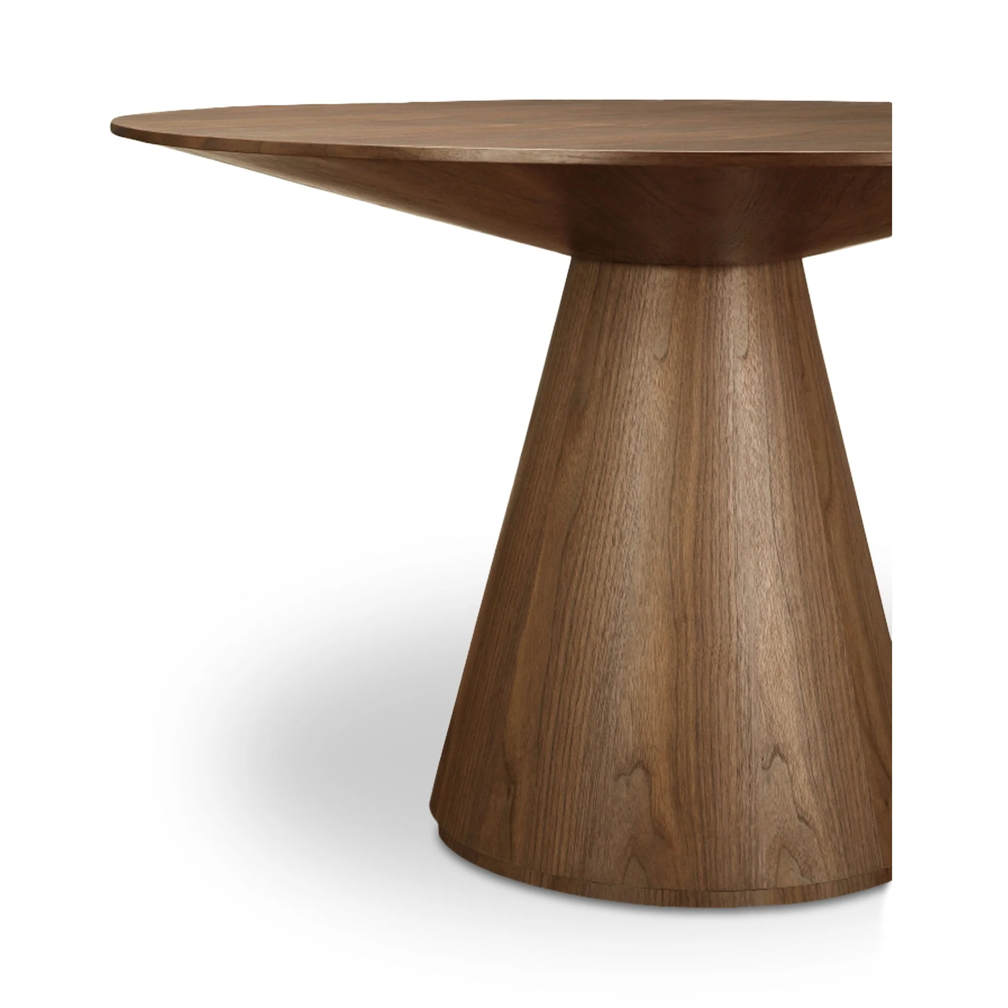 Otago 47In Round Dining Table Walnut - Image 3