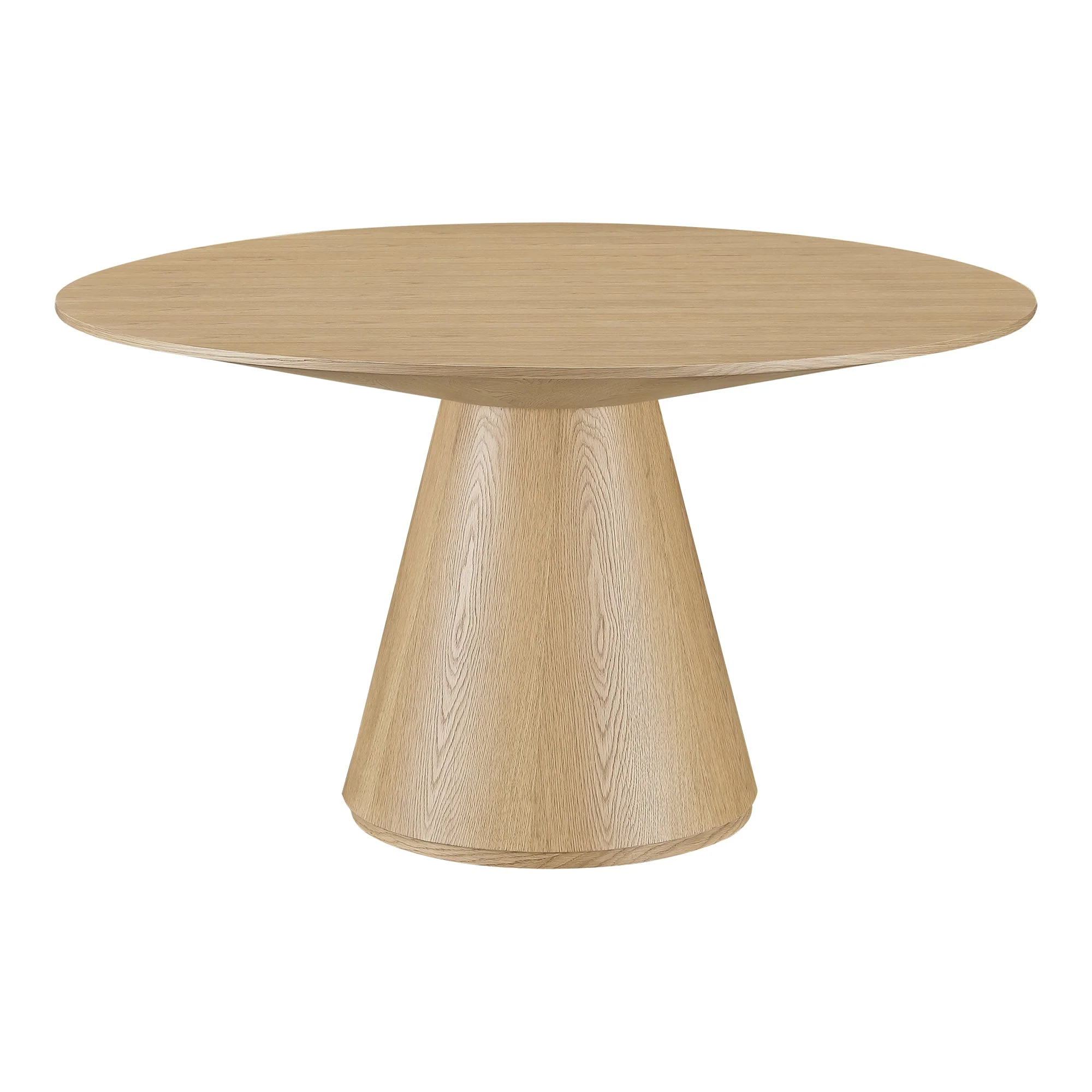 Otago 47In Round Dining Table Oak - Image 1