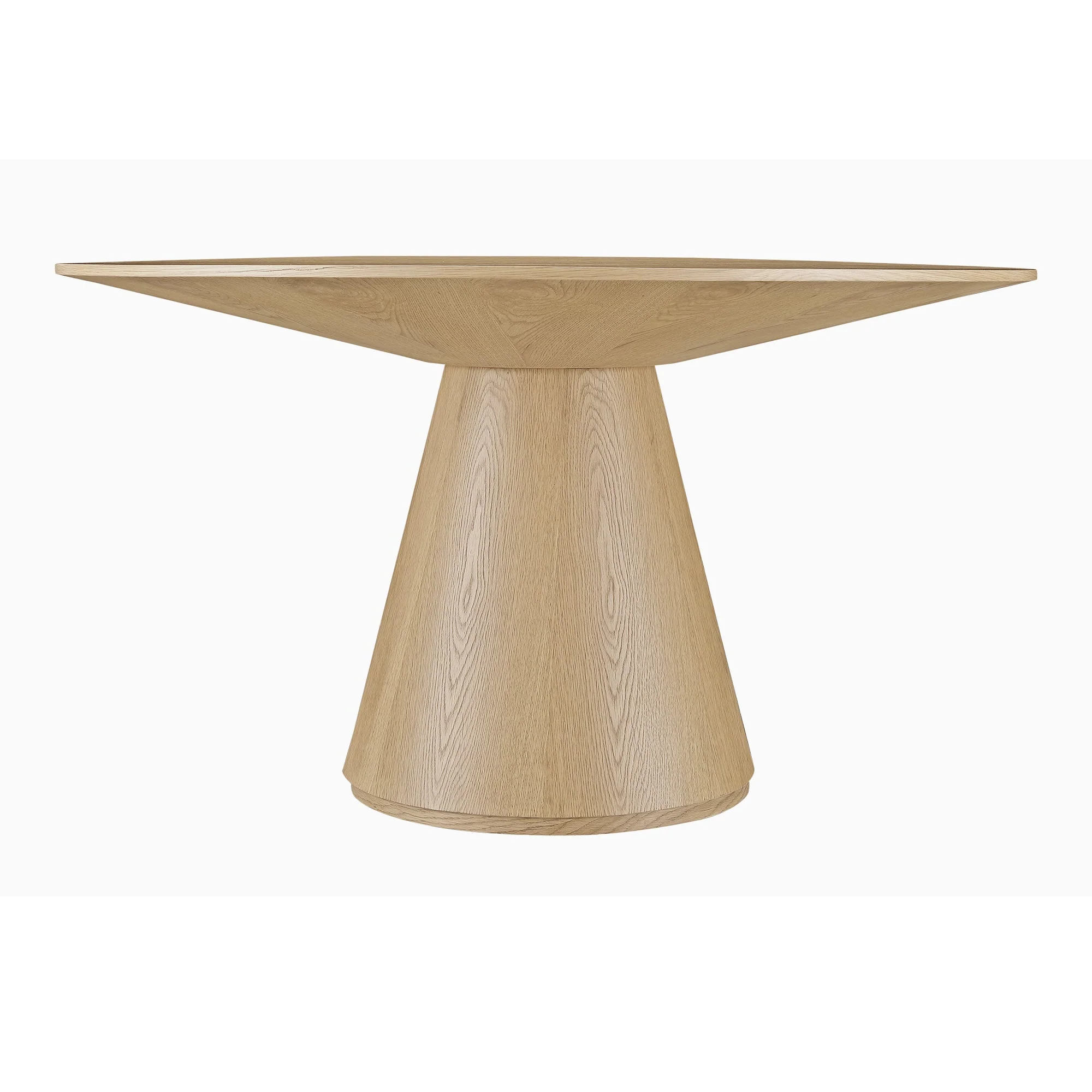 Otago 47In Round Dining Table Oak - Image 3