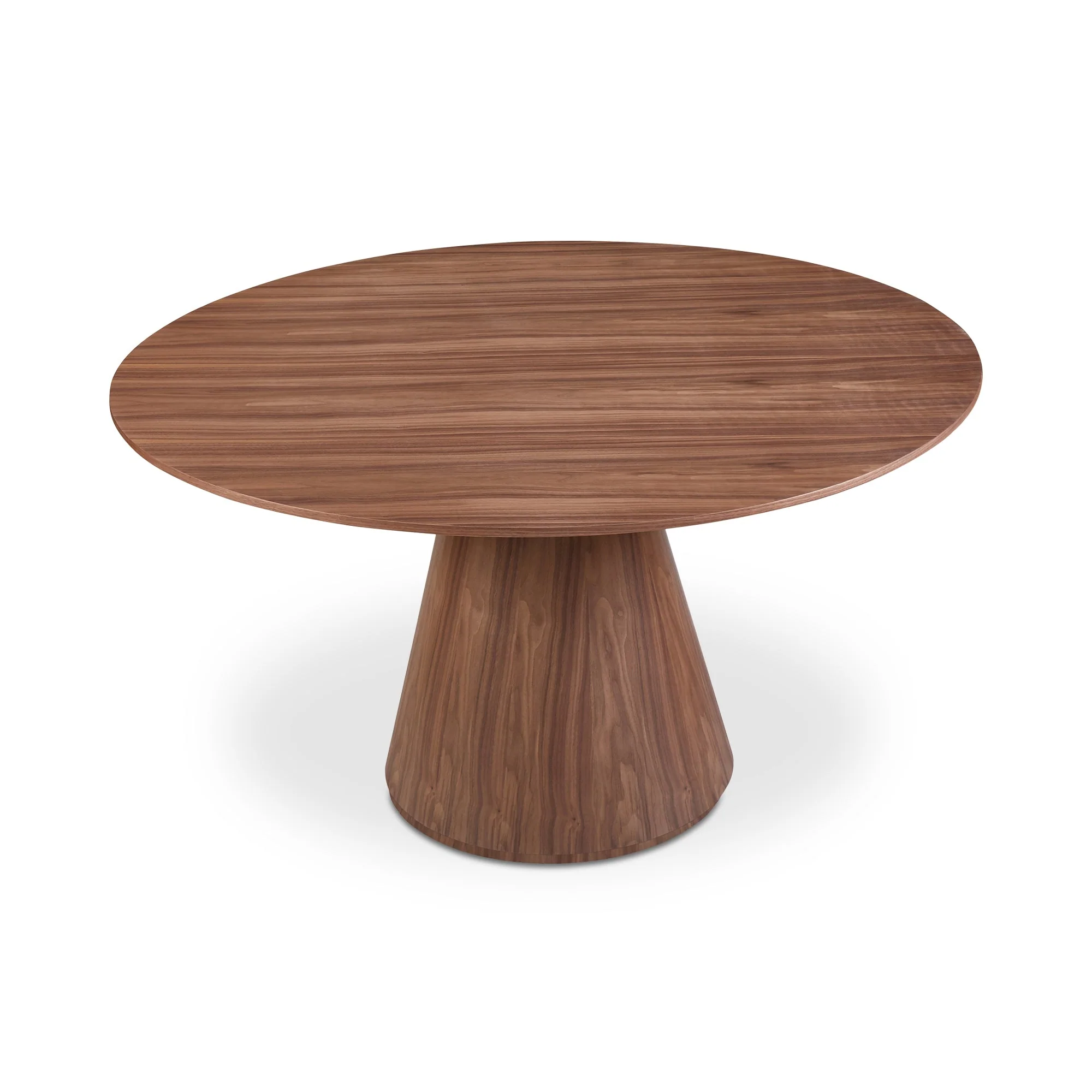 Otago Round 54In Dining Table Walnut Brown - Image 2