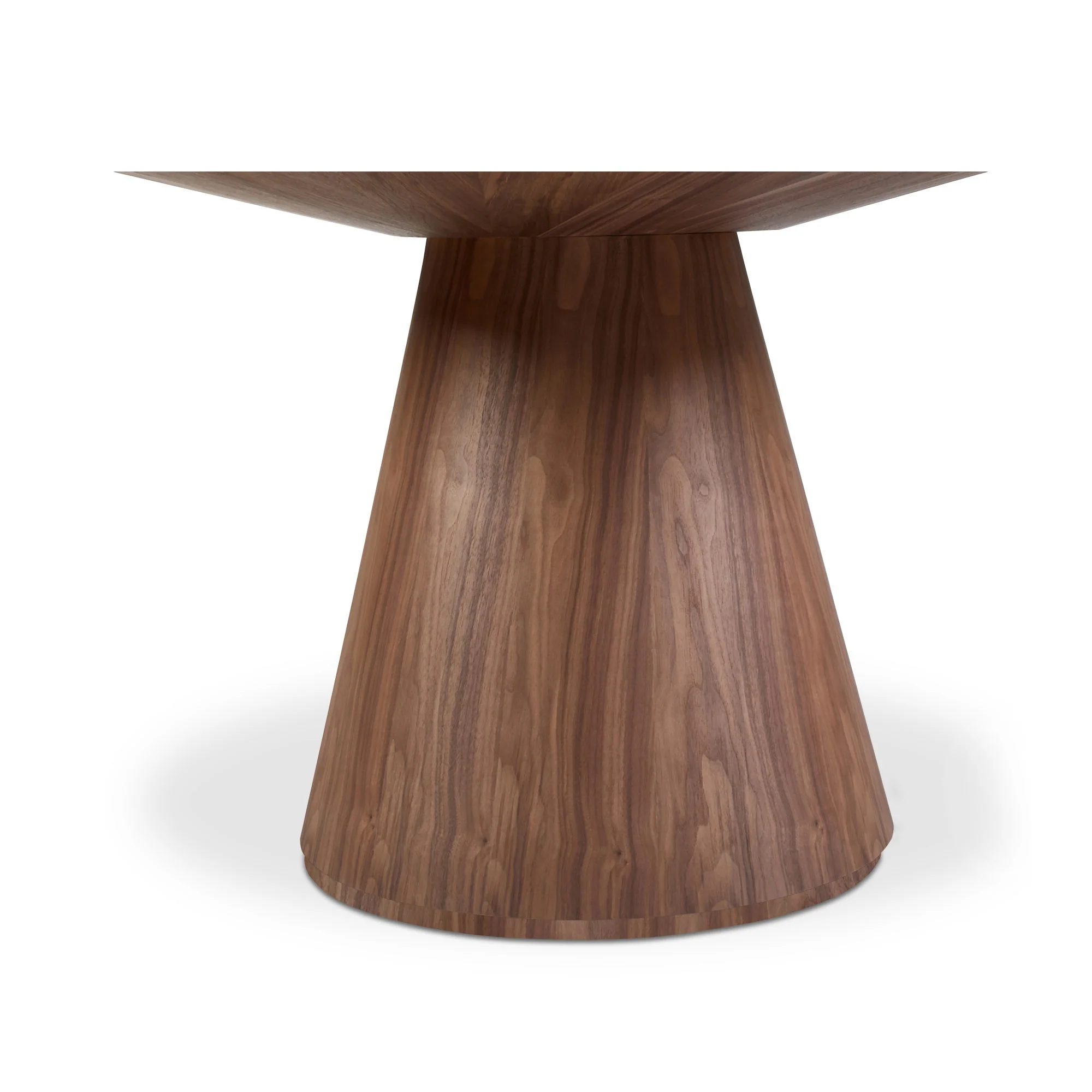Otago Round 54In Dining Table Walnut Brown - Image 3