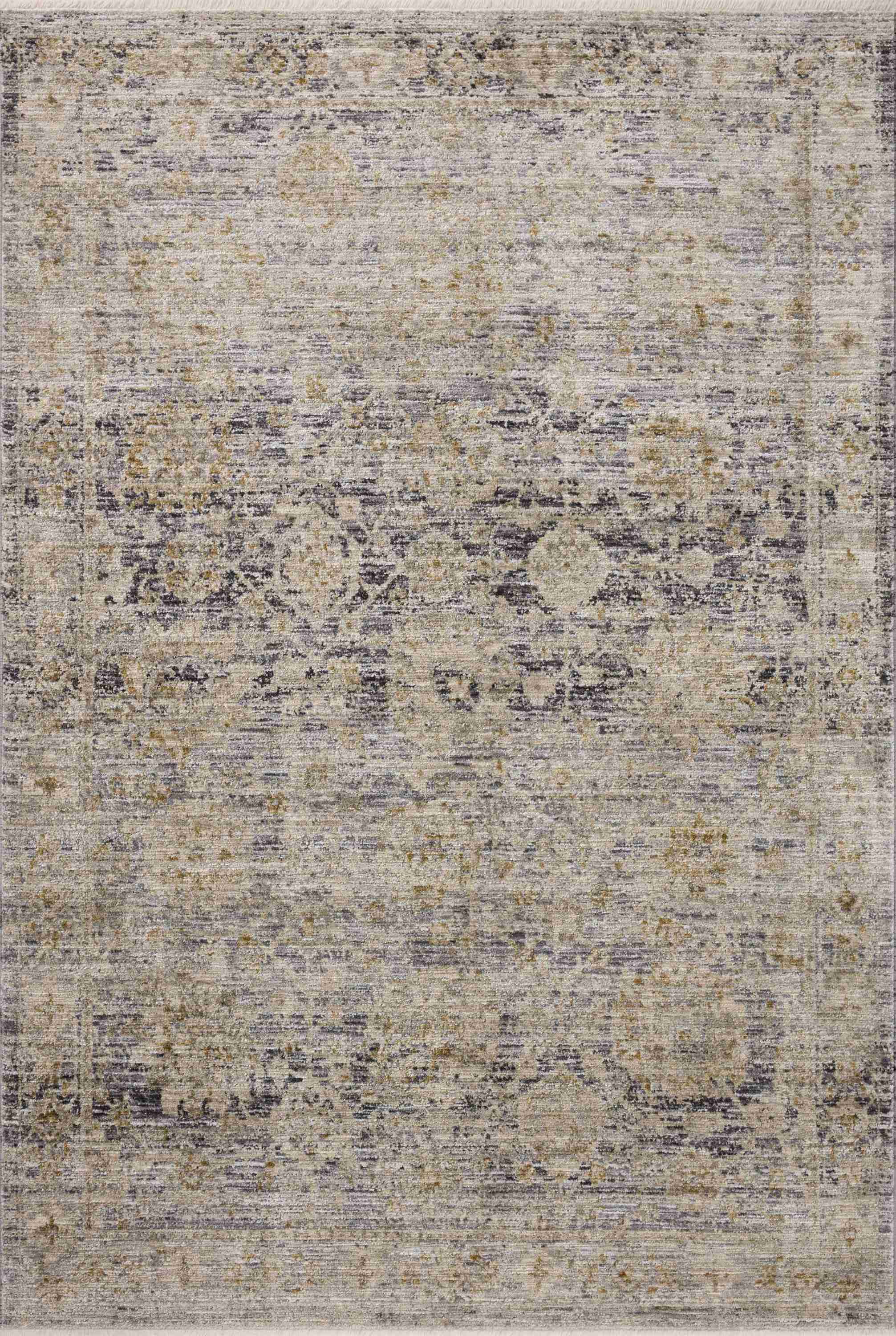 Jean Stoffer x Loloi | Katherine Collection | Charcoal / Gold | KES-02 - Image 1