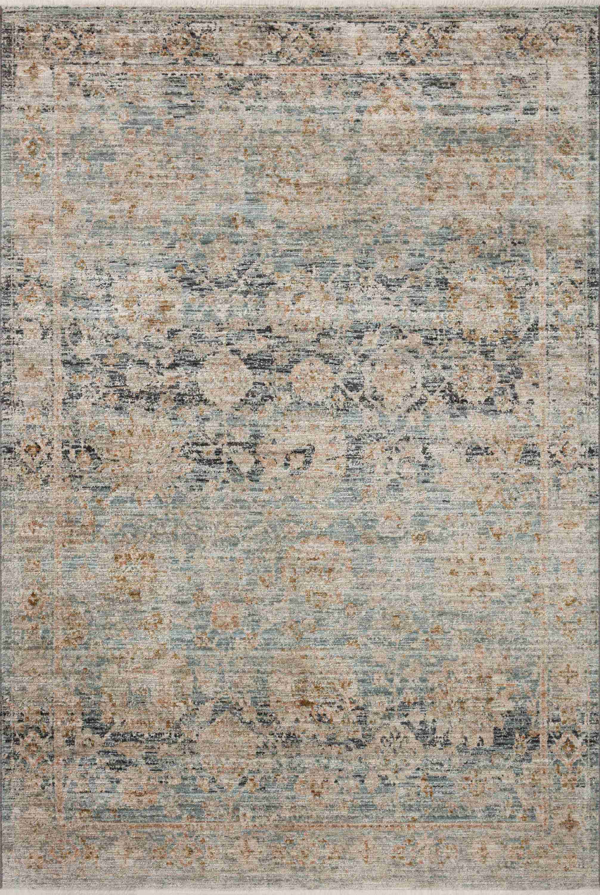 Jean Stoffer x Loloi | Katherine Collection | Ocean / Coral | KES-02 - Image 1