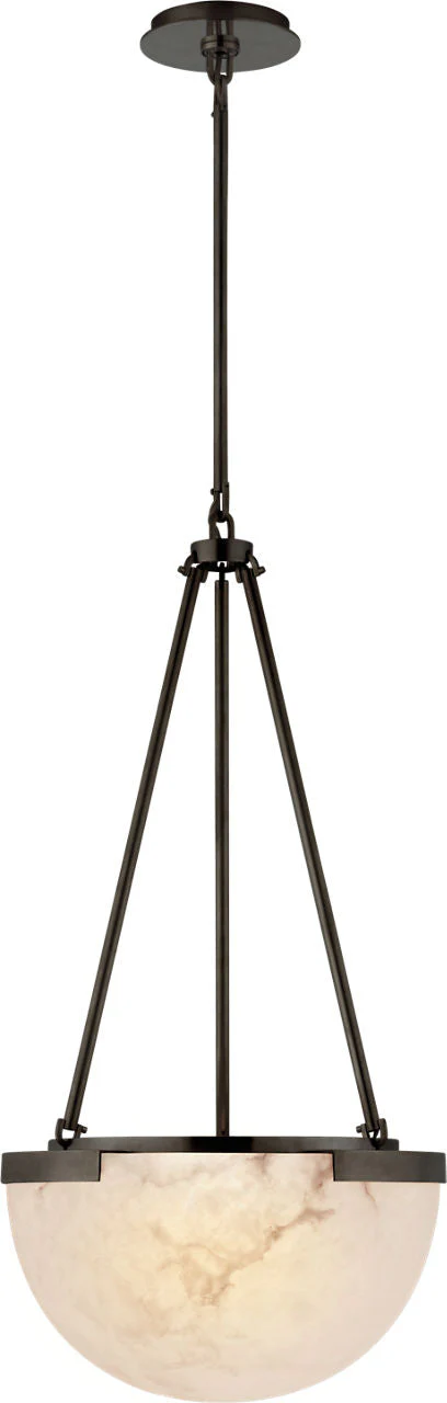 Melange Small Pendant | Bronze | Alabaster - Image 1