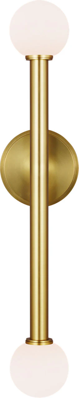 Nodes Double Sconce | Burnished Brass - Image 3