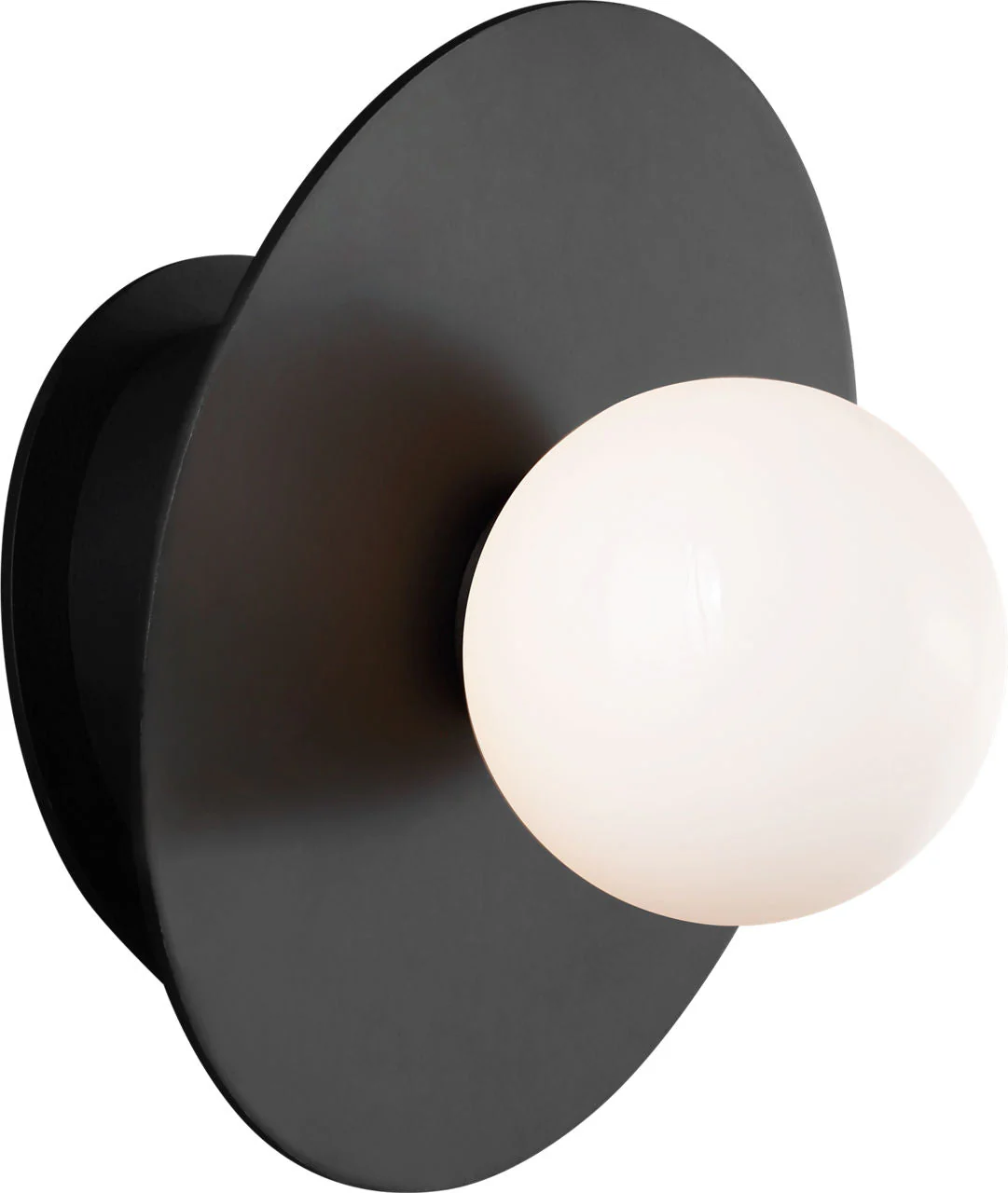 Nodes Large Angled Sconce | Midnight Black - Image 2