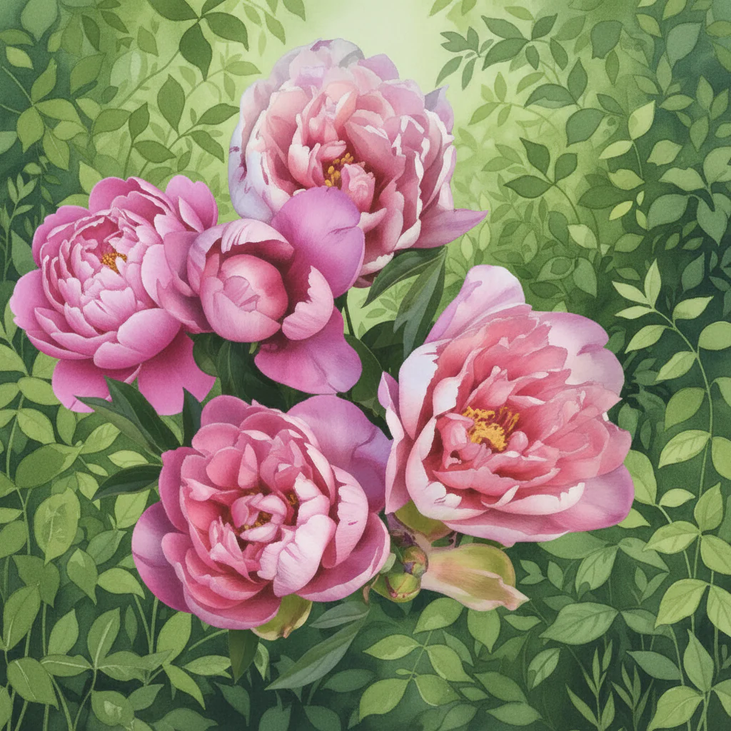 Keiko Itoh Peony - Image 1