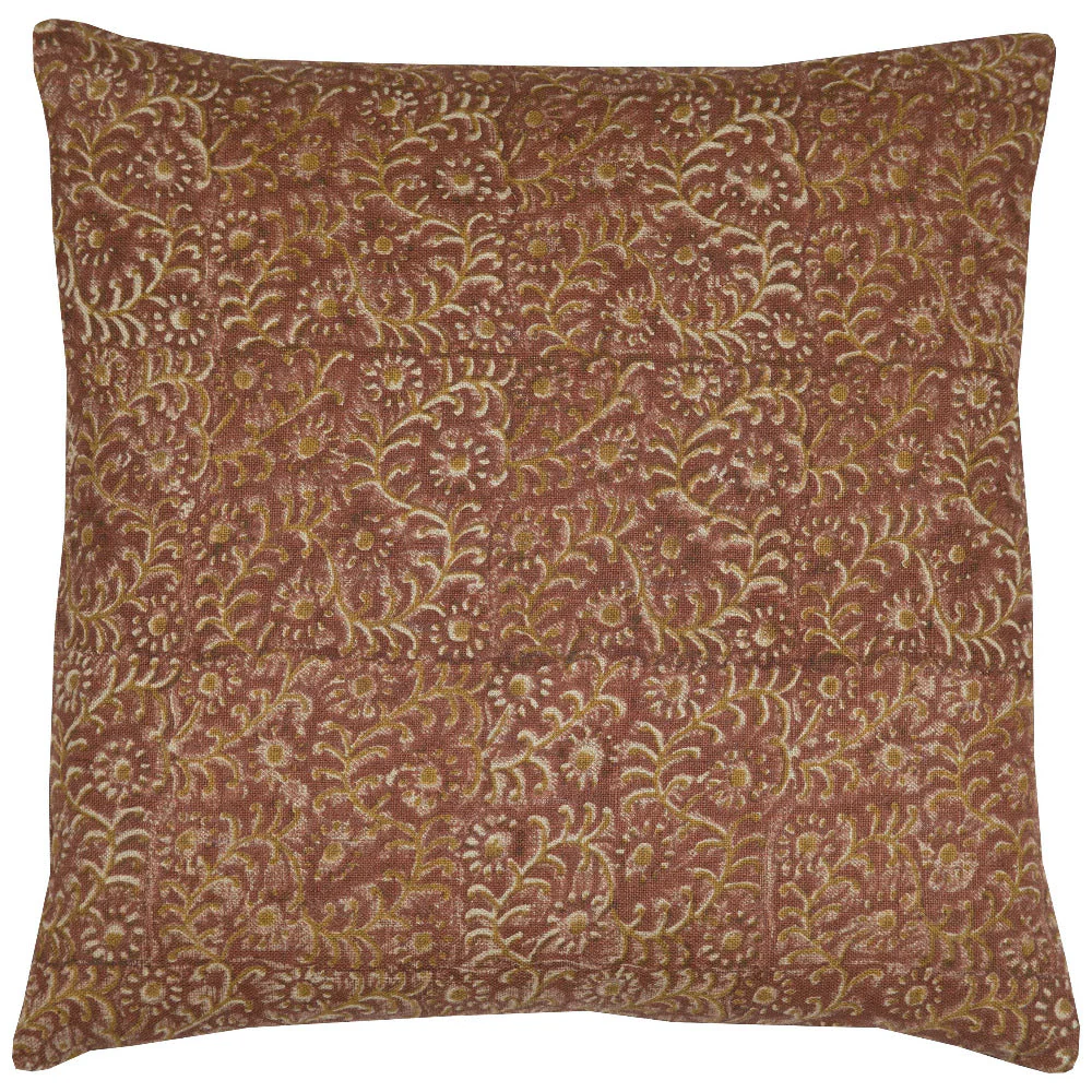 Vichy Saffron Mustard Pillow