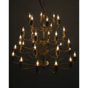 Montoro Chandelier | Antique Brass - Image 1