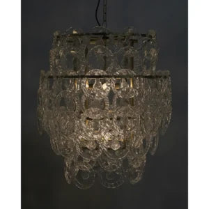 Quebec Chandelier | Metal with Brass Finish - Image 1