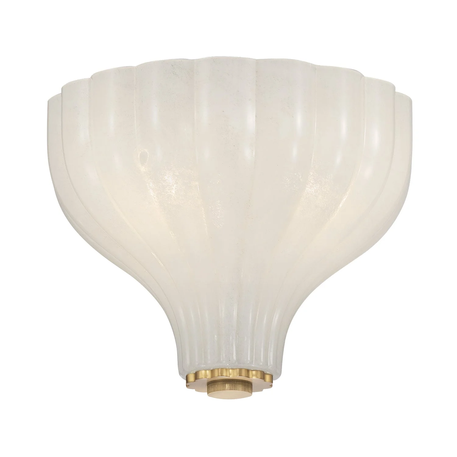 Layton 9.75” Luxe Gold Semi Flush Mount