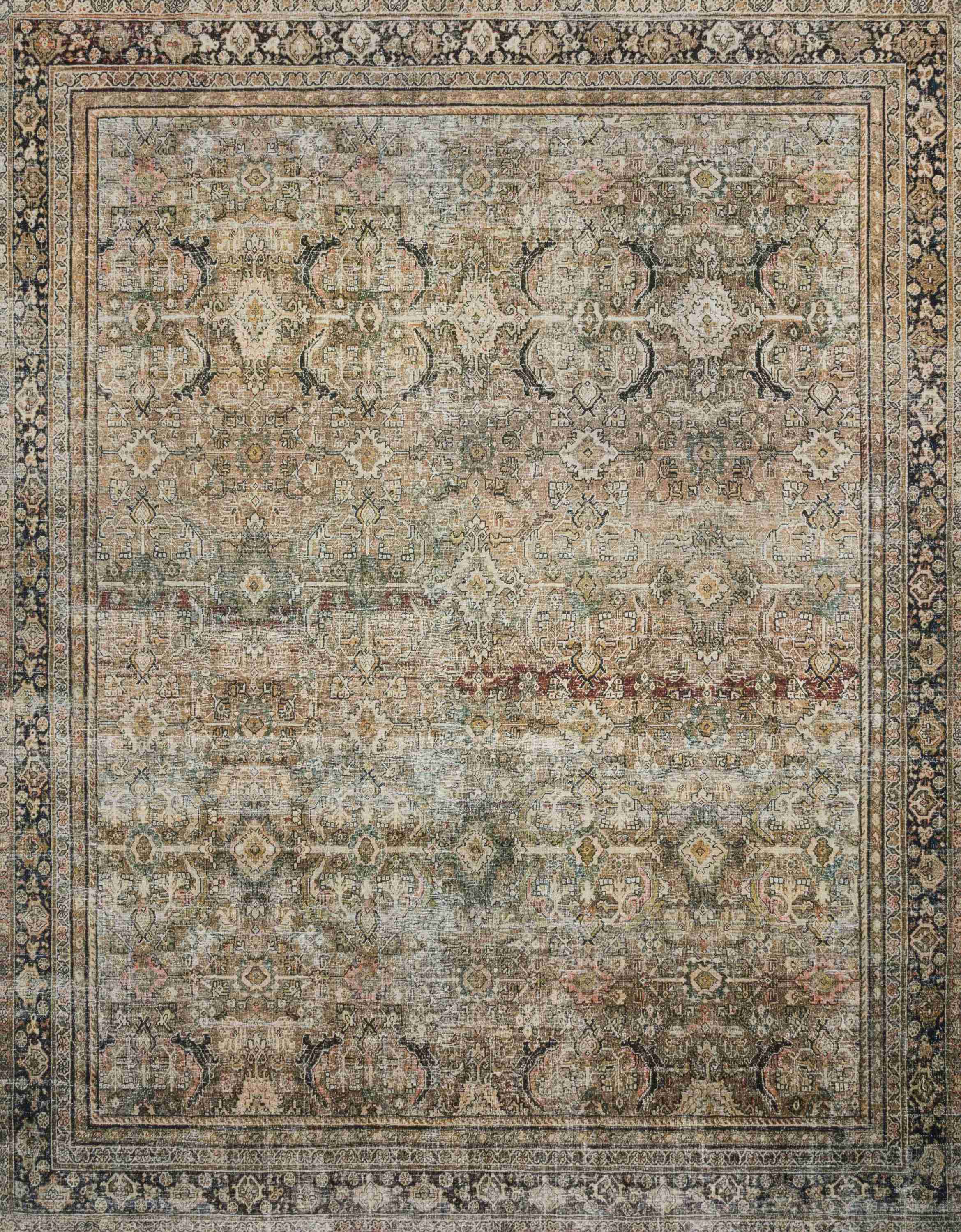 Loloi II | Layla Collection | Olive / Charcoal | LAY-03 - Image 1