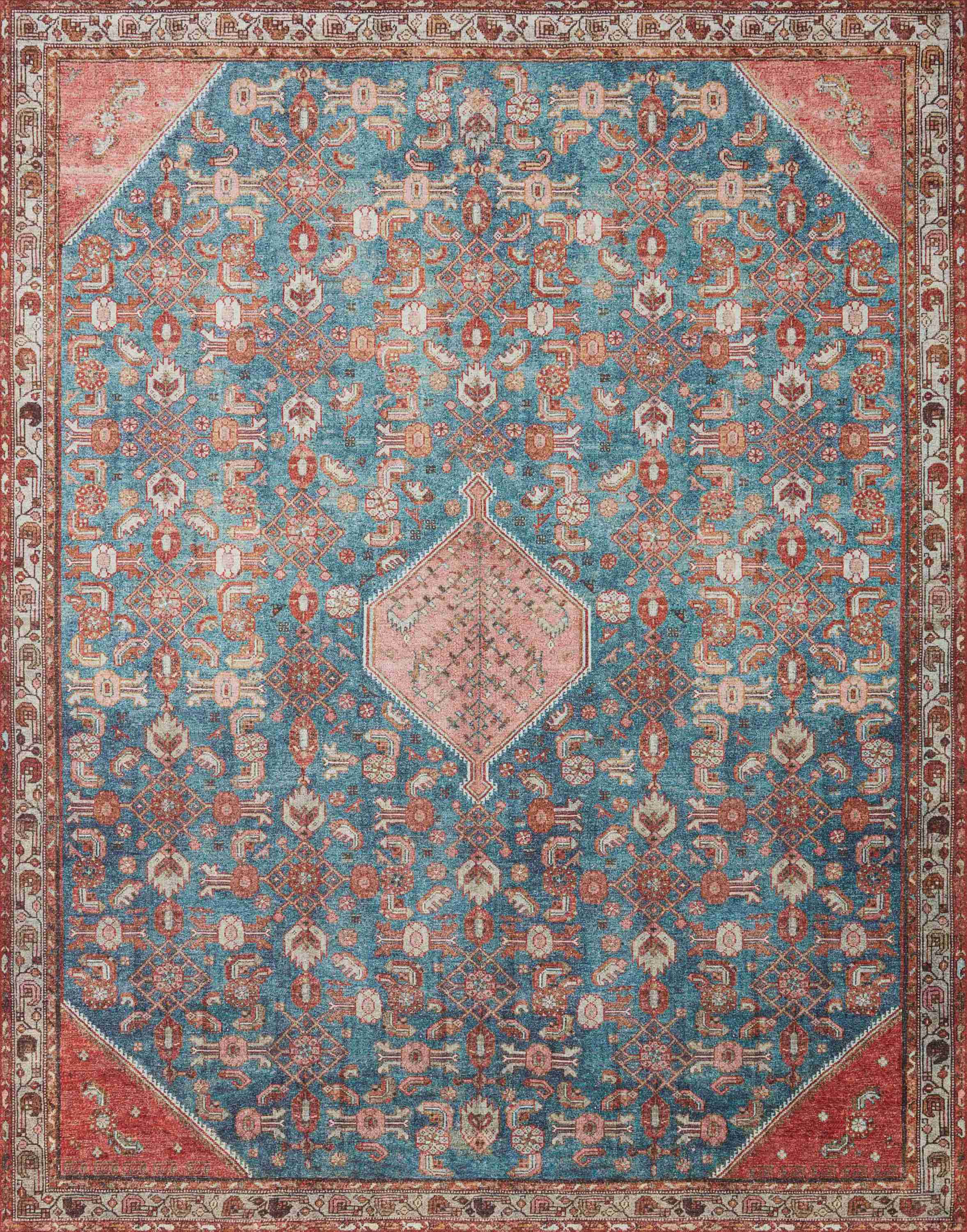 Loloi II | Layla Collection | Marine / Clay | LAY-10 - Image 1