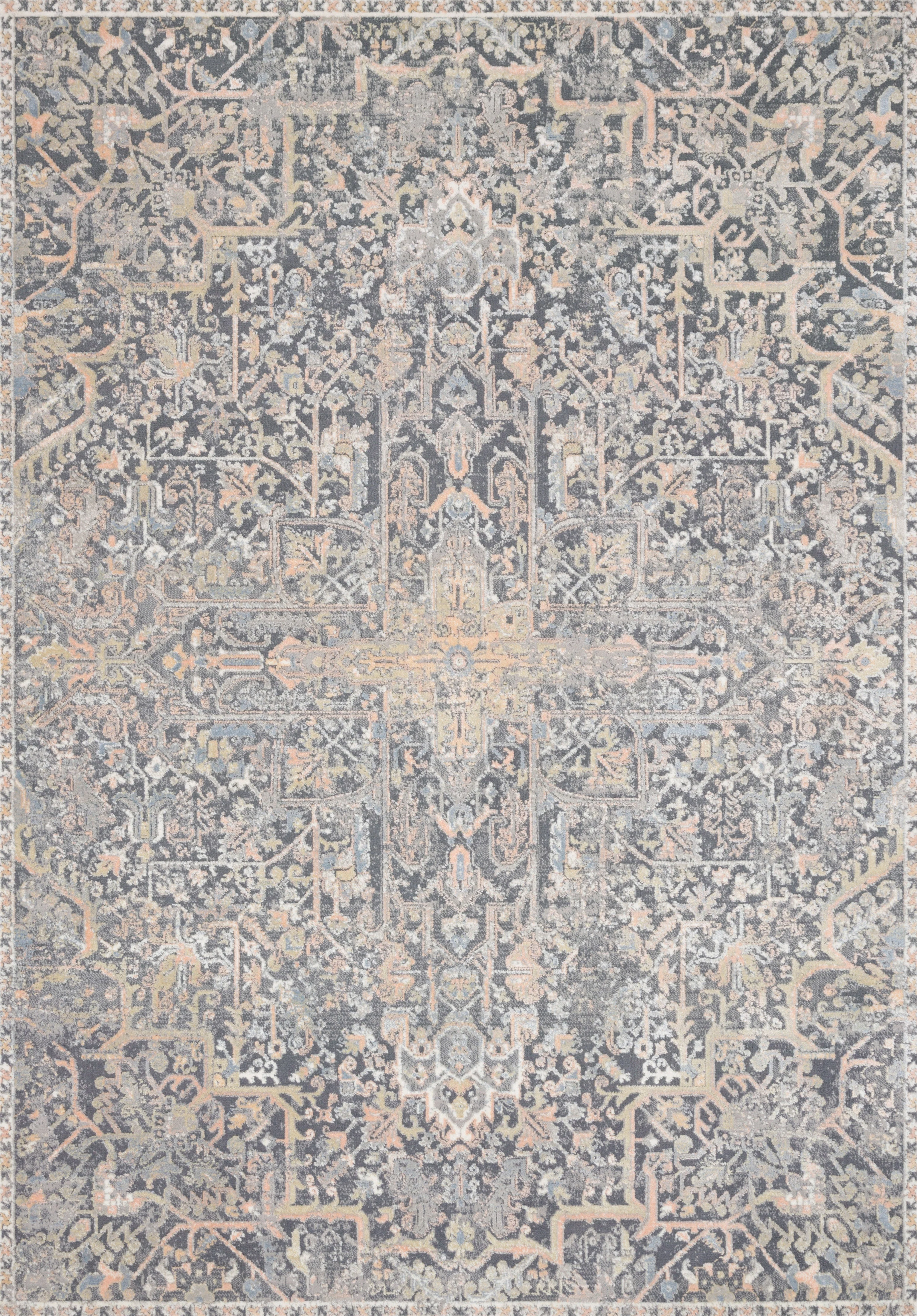 Loloi II | Lucia Collection | Charcoal / Multi | LUC-02 - Image 1