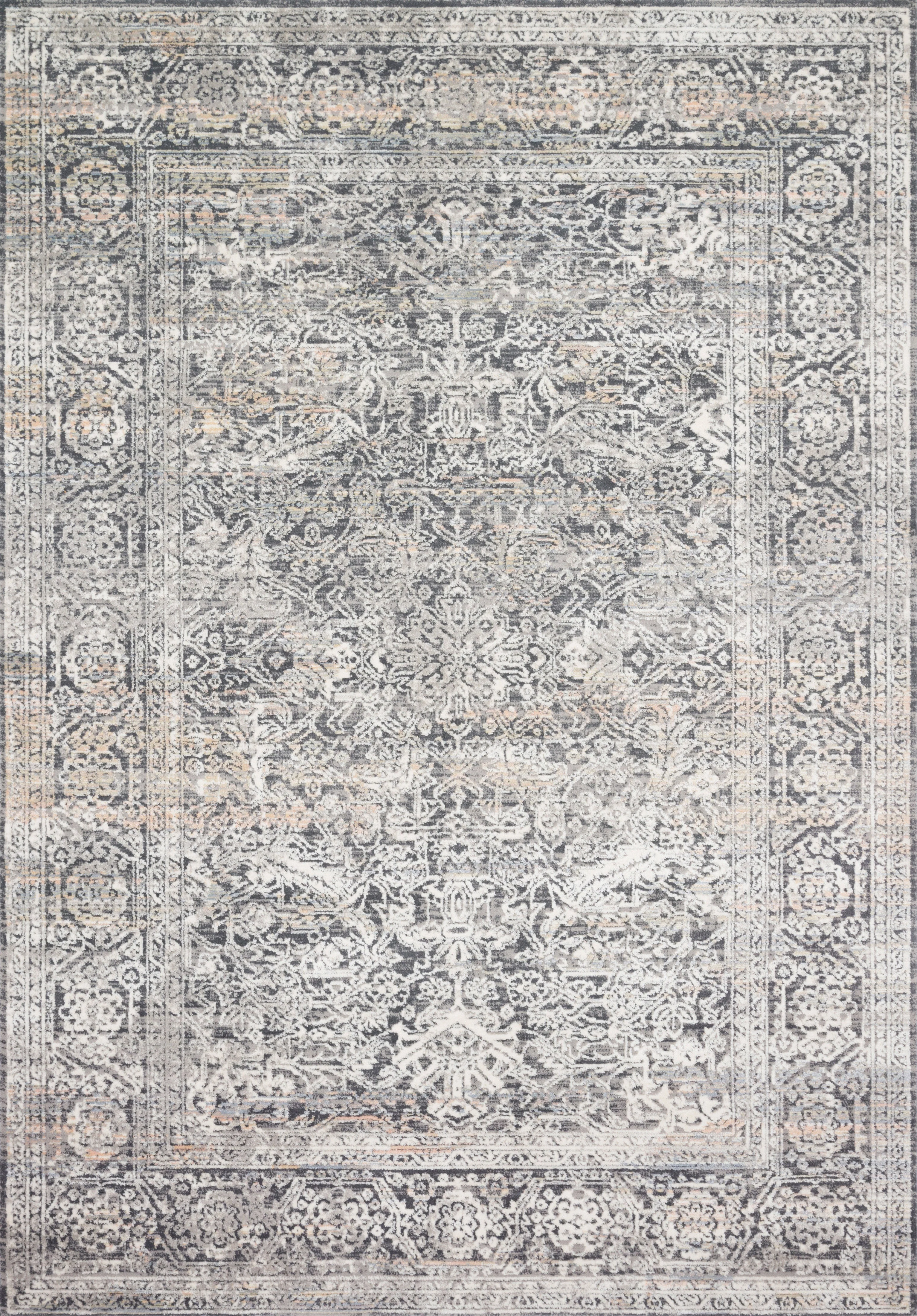 Loloi II | Lucia Collection | Steel / Ivory | LUC-03 - Image 1