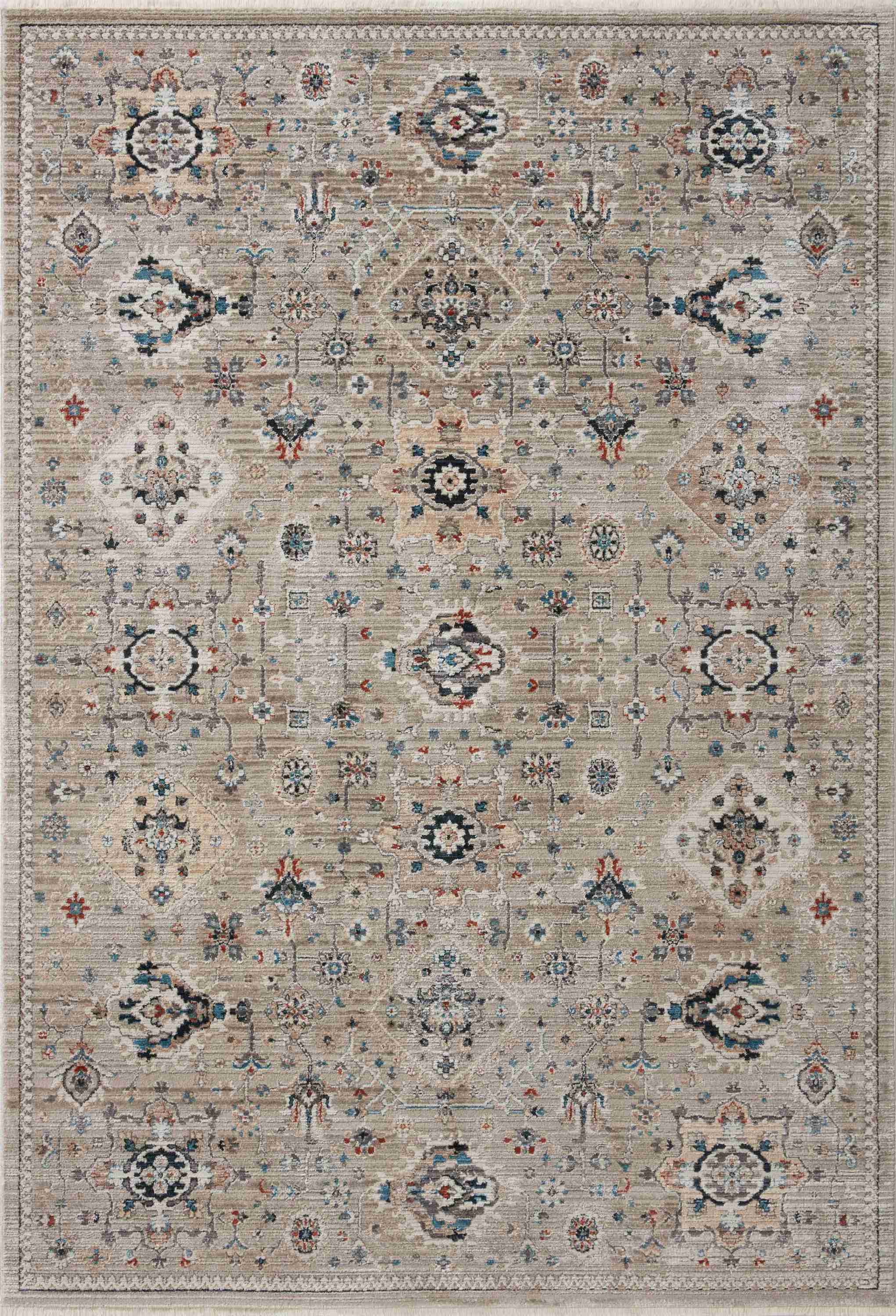 Loloi | Leigh Collection | Dove / Multi | LEI-02 - Image 1