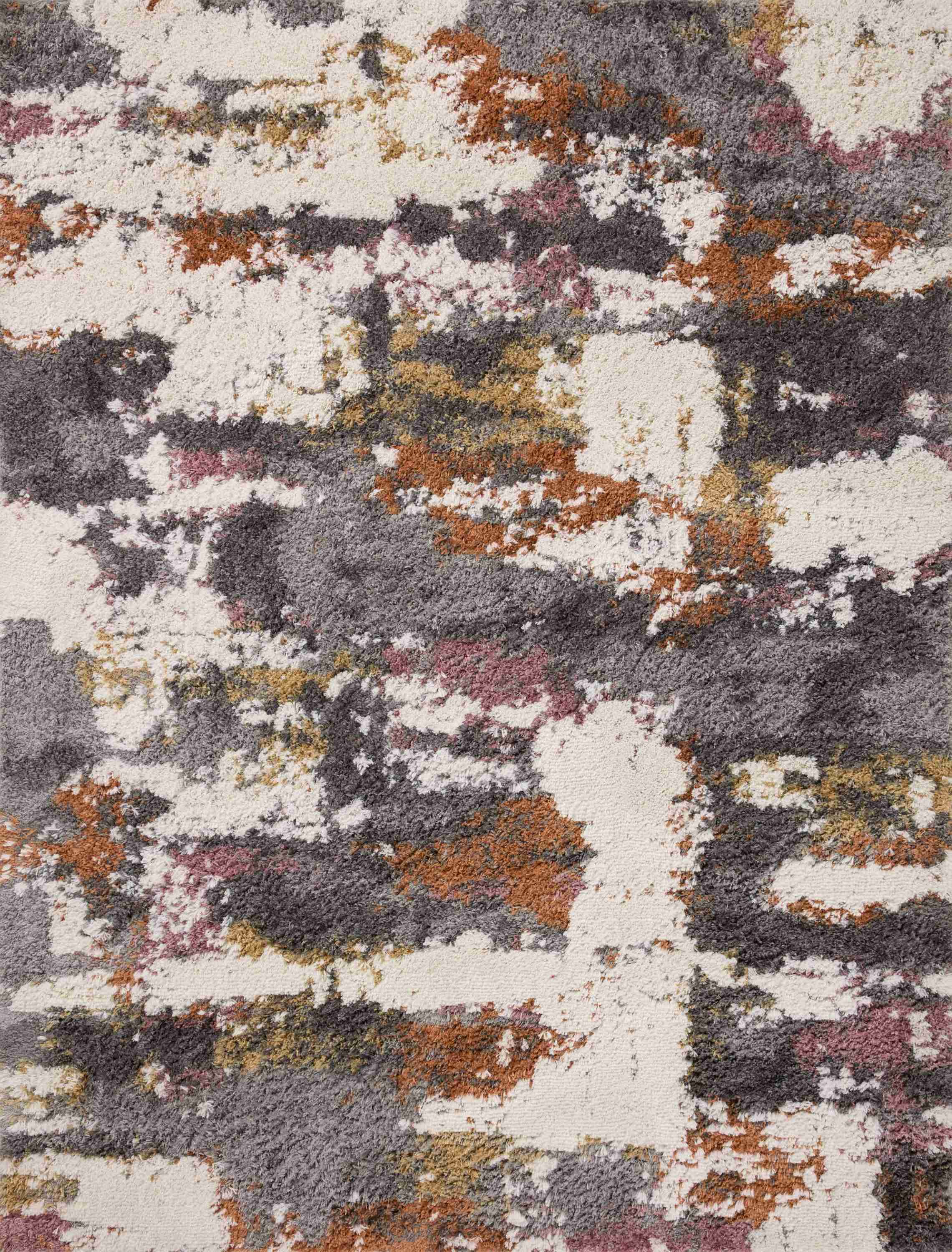 Loloi | Levitt Shag Collection | Grey / Multi | LEV-04 - Image 1