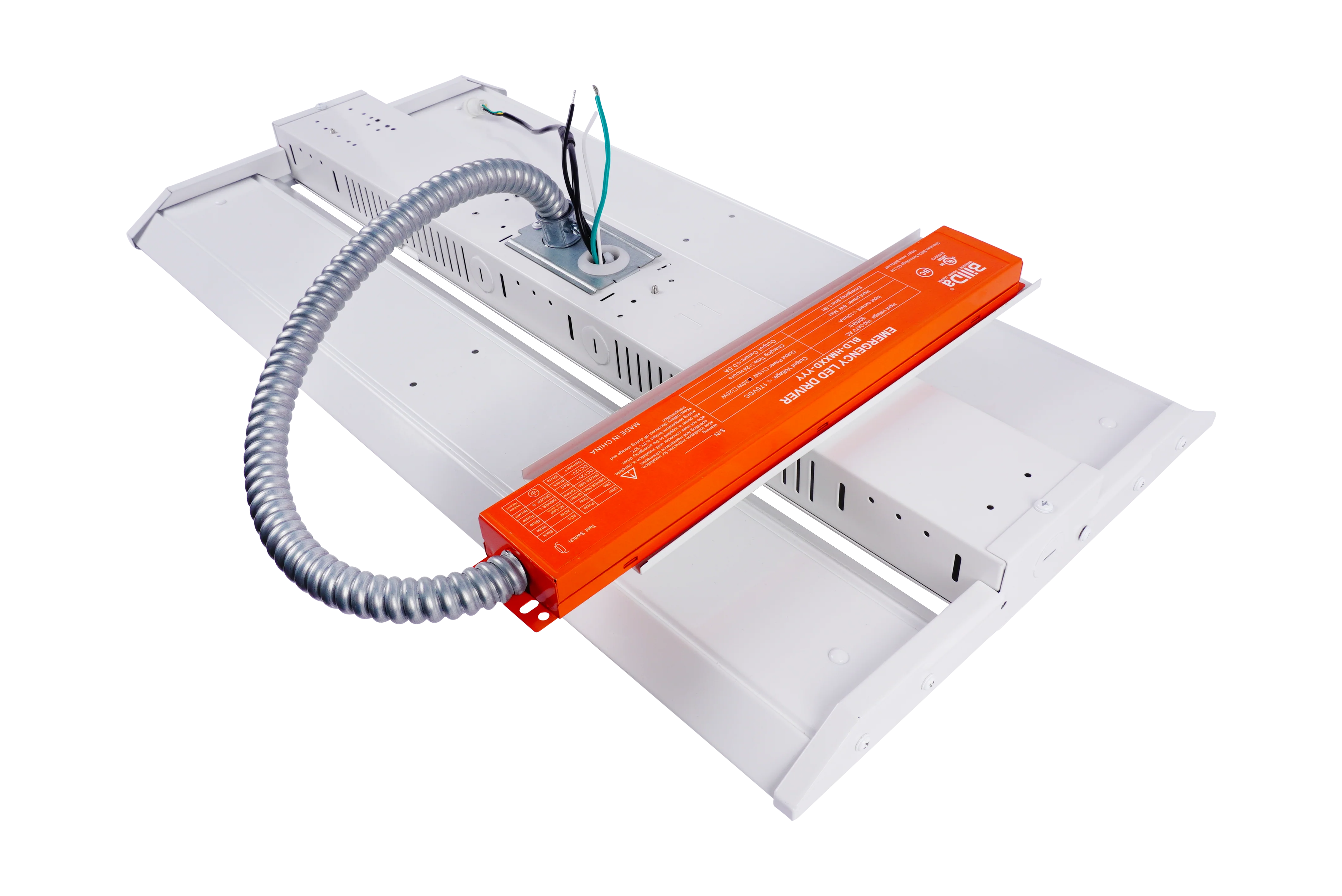 Emergency Battery Backup 4FT LED Linear High Bay 320W/265W/225W Watt Selectable & 4CCT (35/40/50/65K) - 46400LMS #504 - Image 2