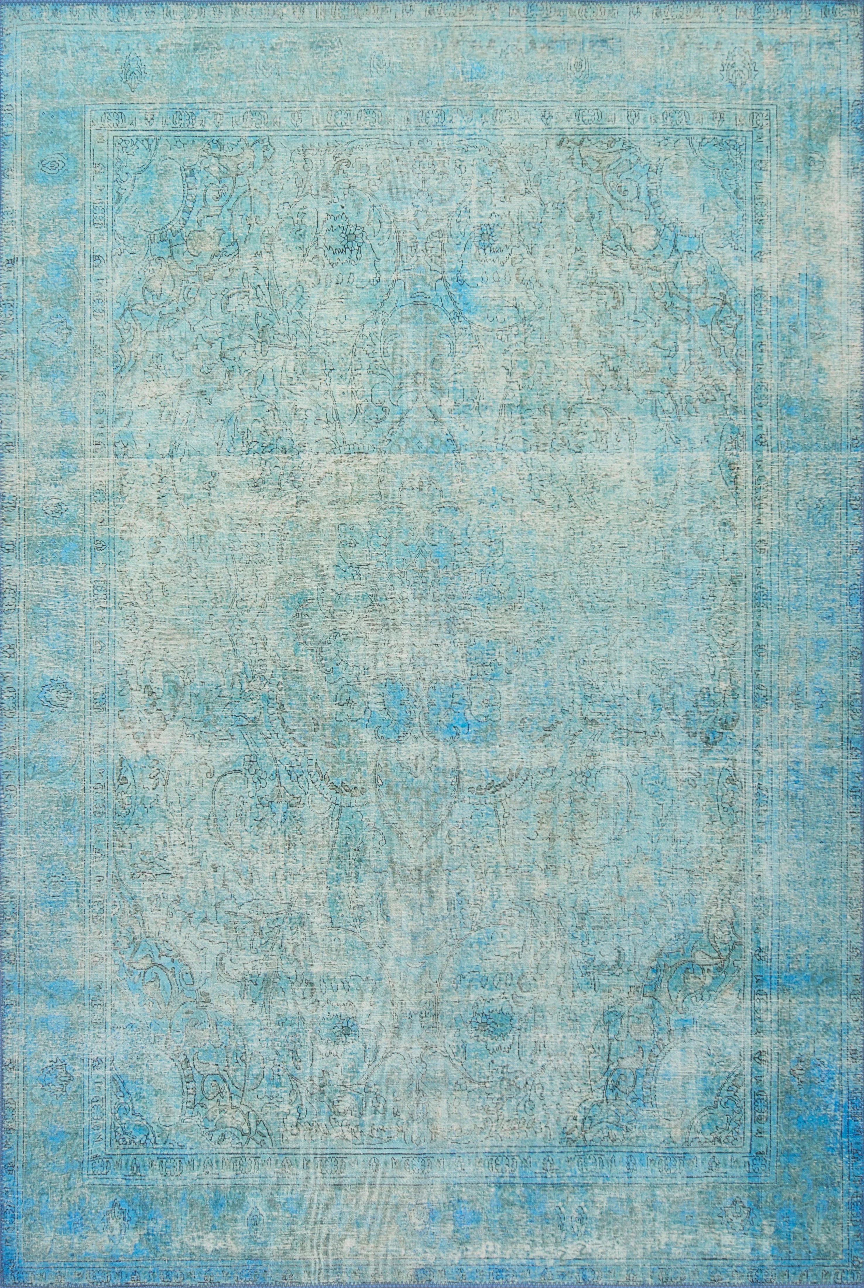 Loloi II | Loren Collection | Aqua | LQ-08 - Image 1
