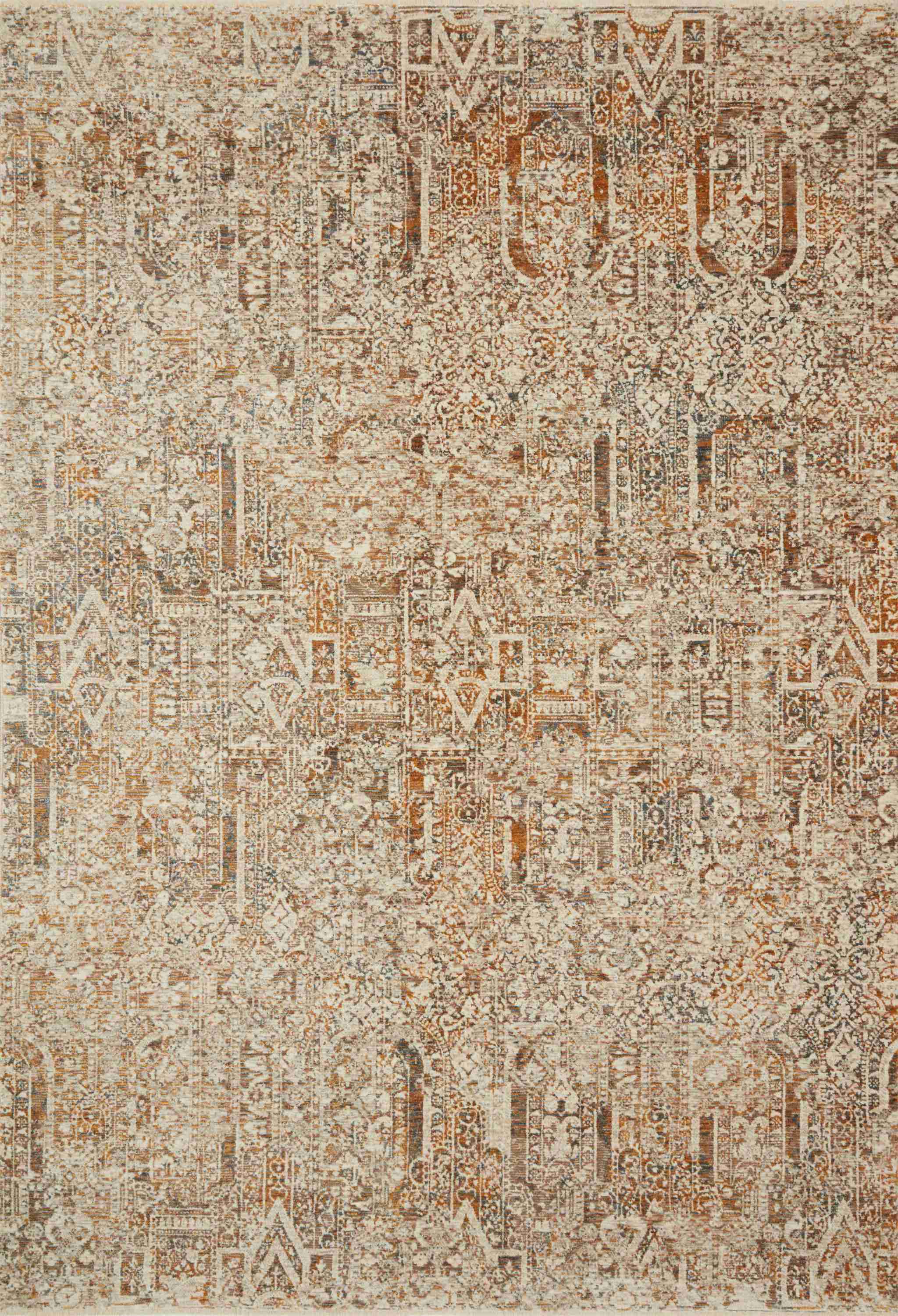 Loloi | Lourdes Collection | Ivory / Orange | LOU-05 - Image 1