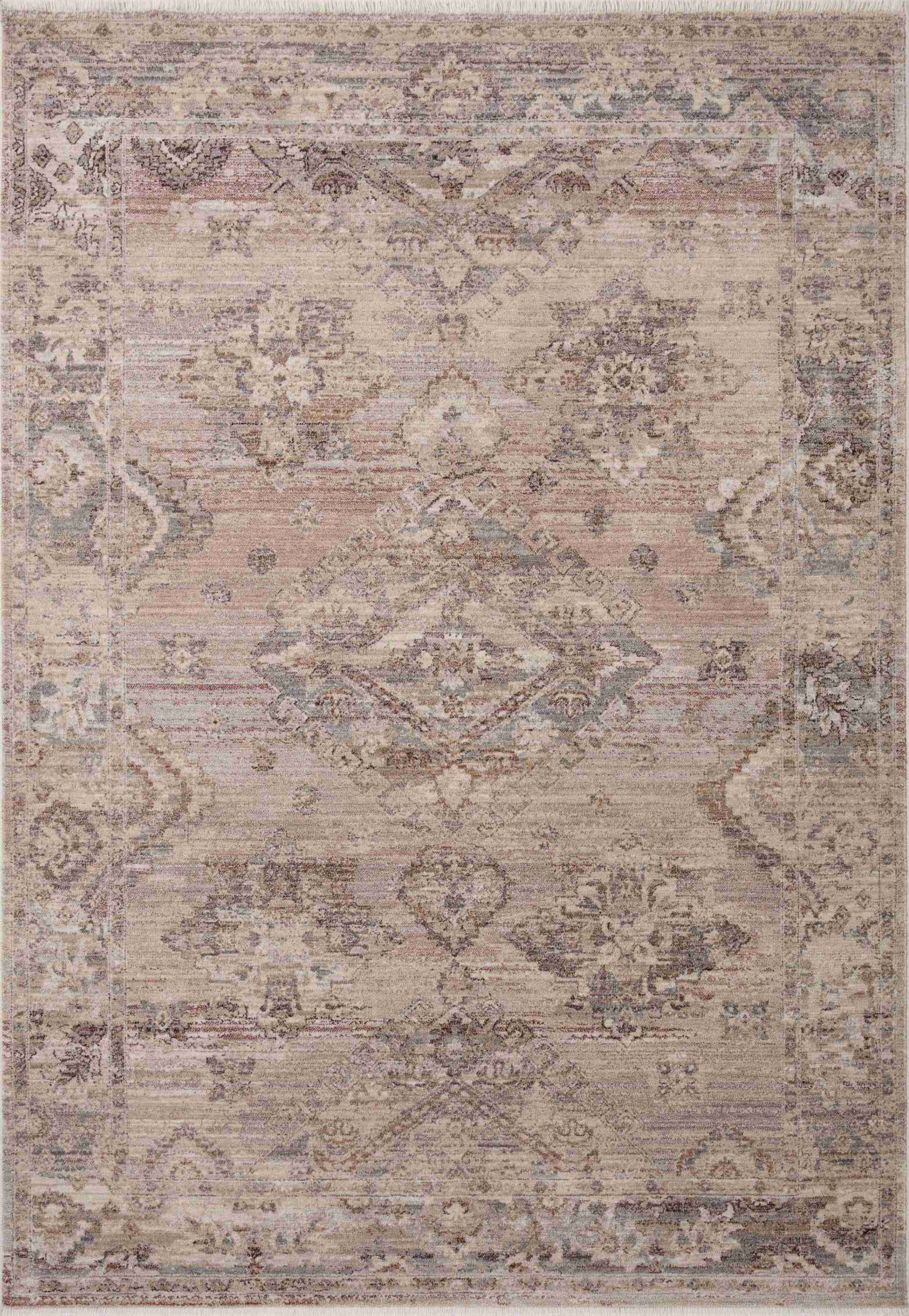 Loloi | Lyra Collection | Blush / Dove | LYR-01 - Image 1