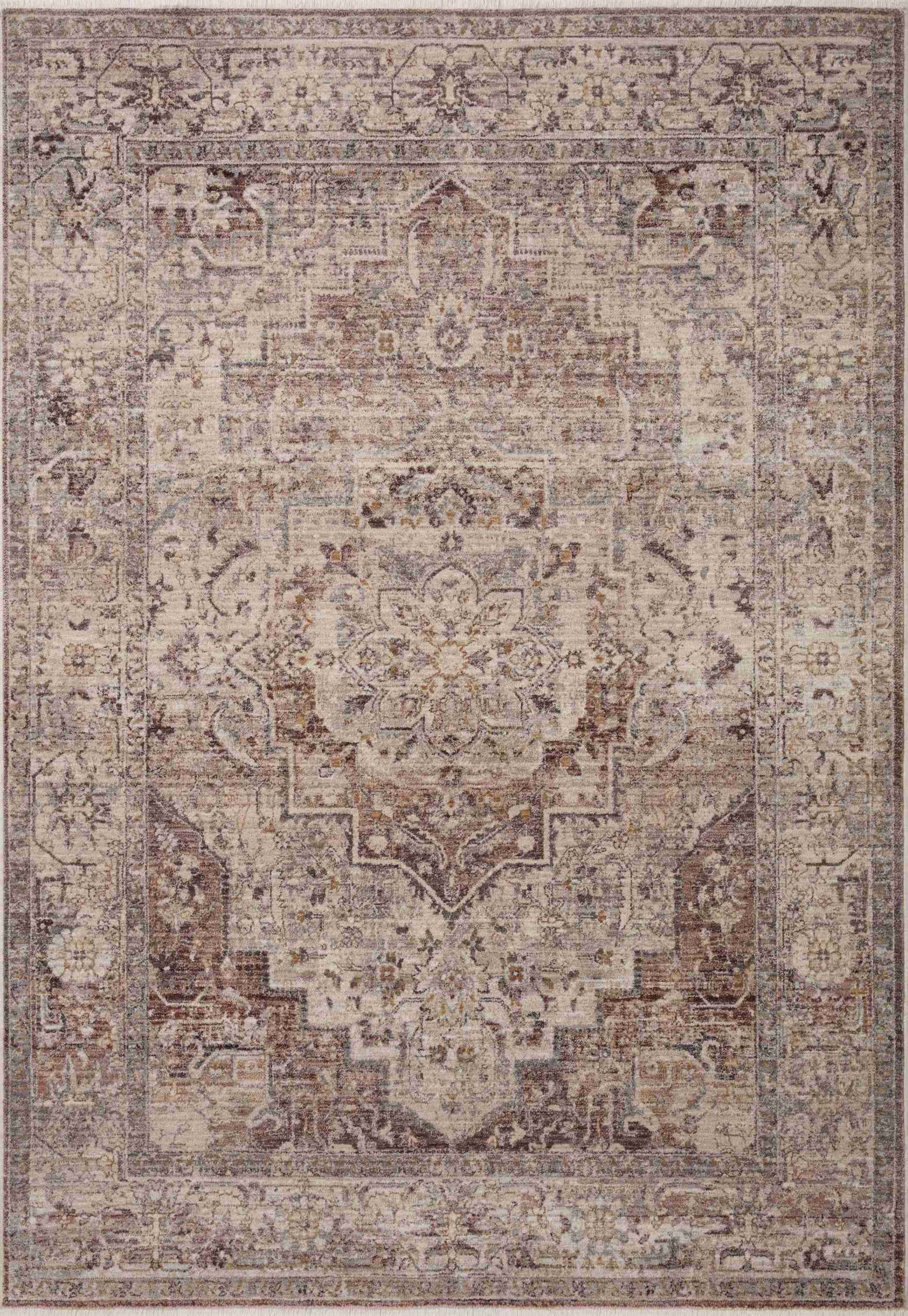 Loloi | Lyra Collection | Berry / Stone | LYR-06 - Image 1