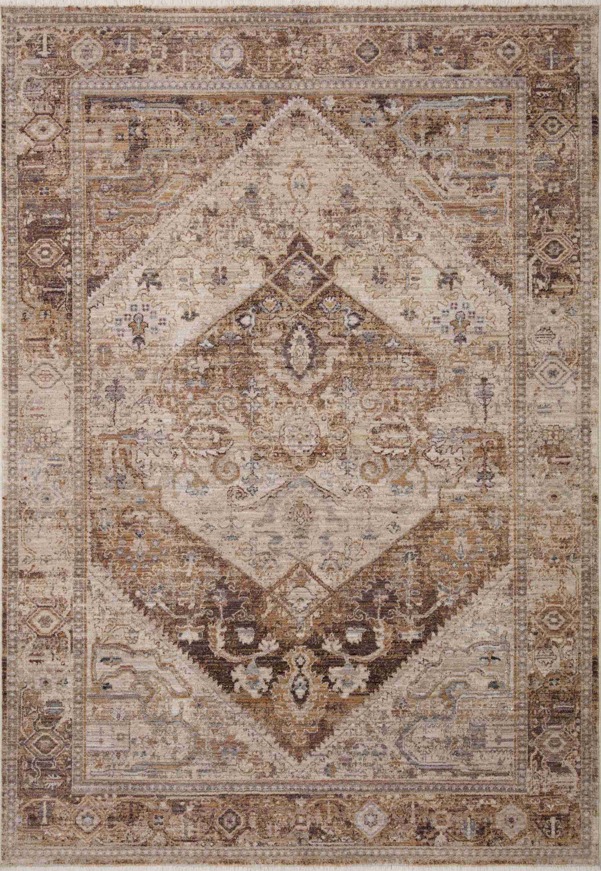 Loloi | Lyra Collection | Natural / Mocha | LYR-07 - Image 1