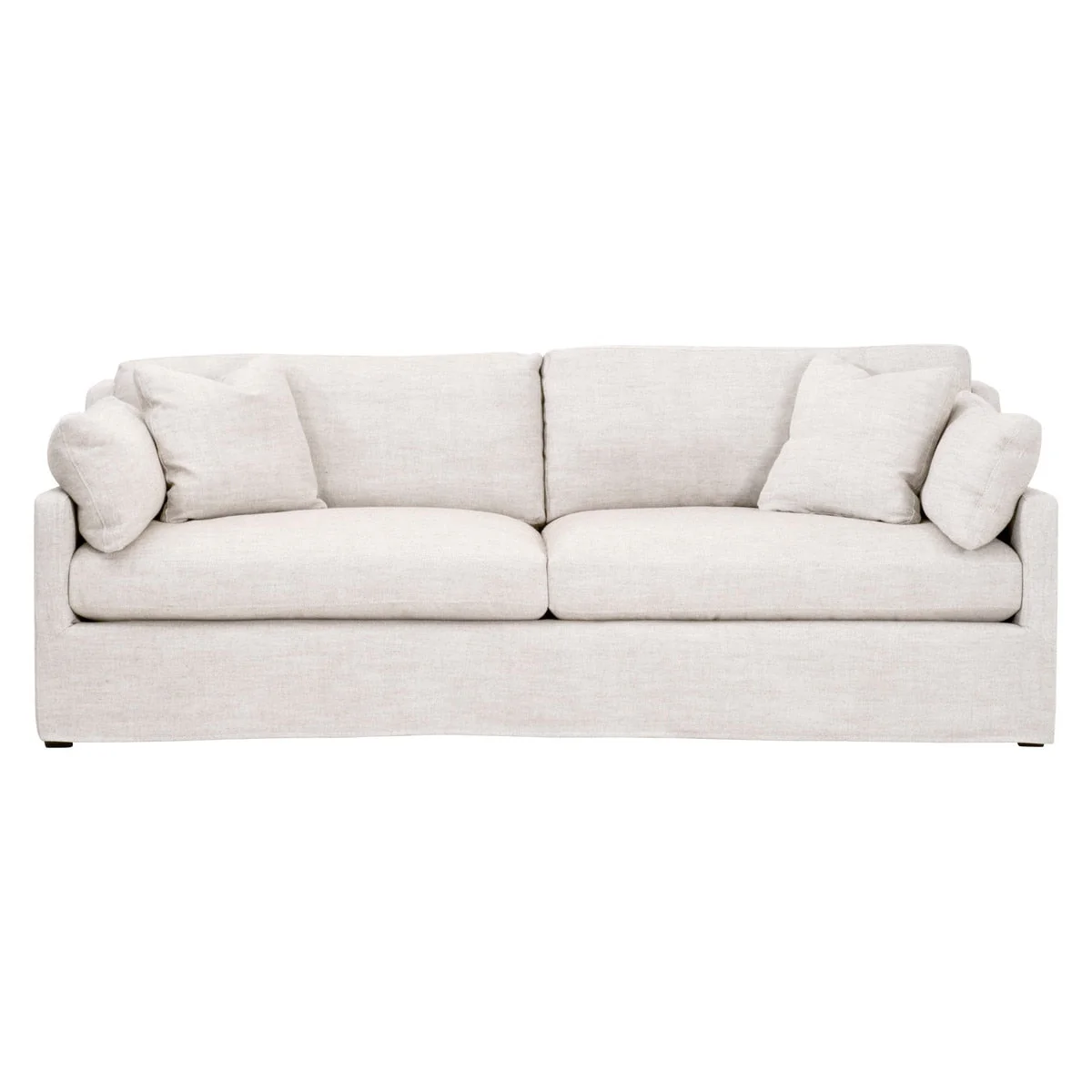 Lena 95" Slope Arm Slipcover Sofa - Image 1